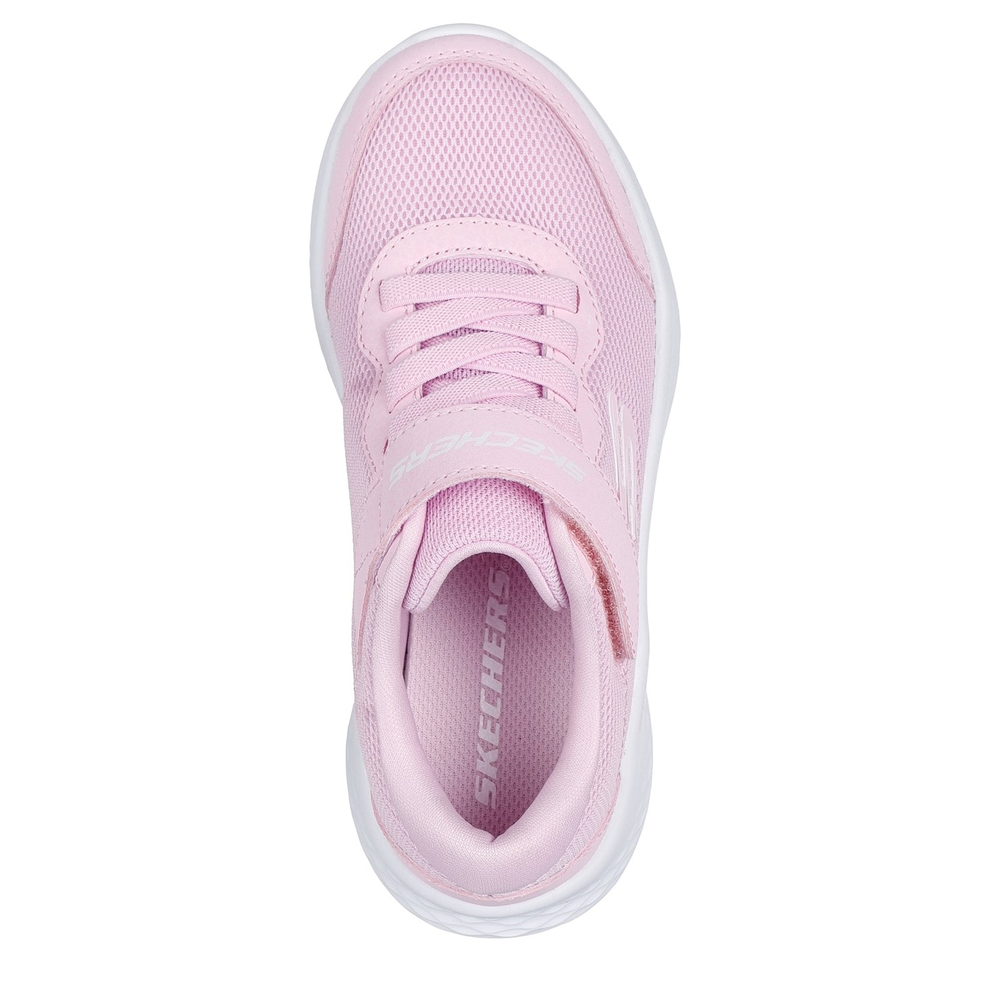 Tenisky Skechers Light Pink 585079 Skechers Gore And Strap Mesh Sneaker Low-Top Trainers Girls - 4