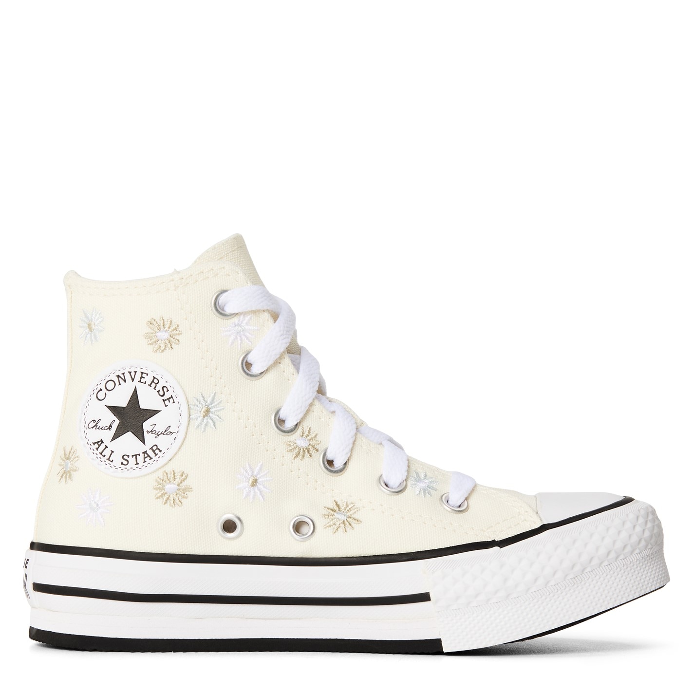 Dětské Boty Converse 286-Egret 5140416 Kids' Chuck Taylor All Star Eva Platform Trainers - 1