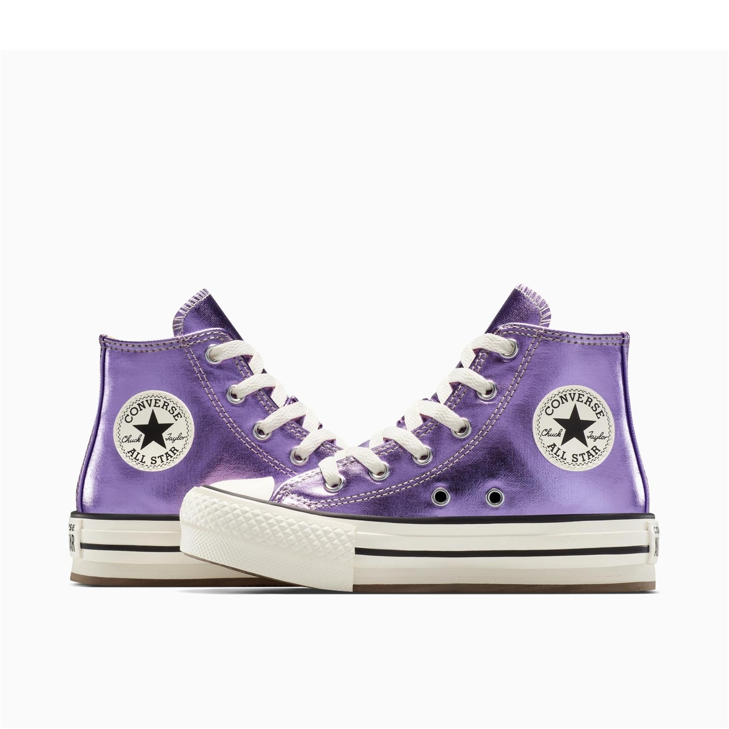 Tenisky Converse 500-Purple 8443974 Kids' Chuck Taylor All Star Eva Platform Trainers - 3