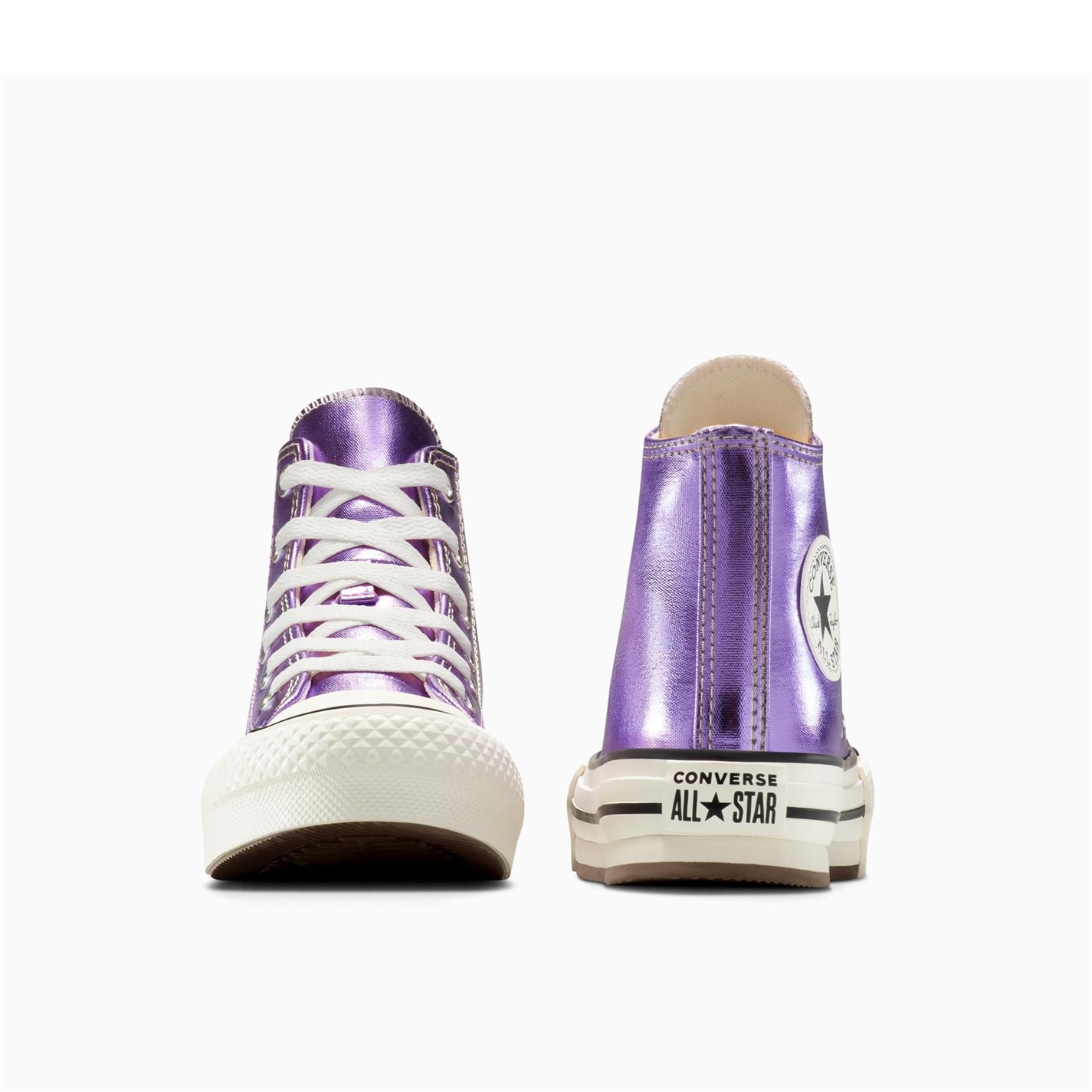 Tenisky Converse 500-Purple 8443974 Kids' Chuck Taylor All Star Eva Platform Trainers - 4