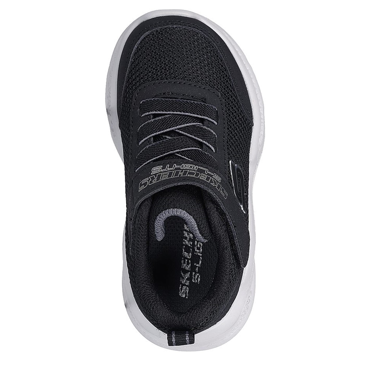 Tenisky Skechers Black 9098806 Kids' Meteor Leather Light Up Trainers - 5