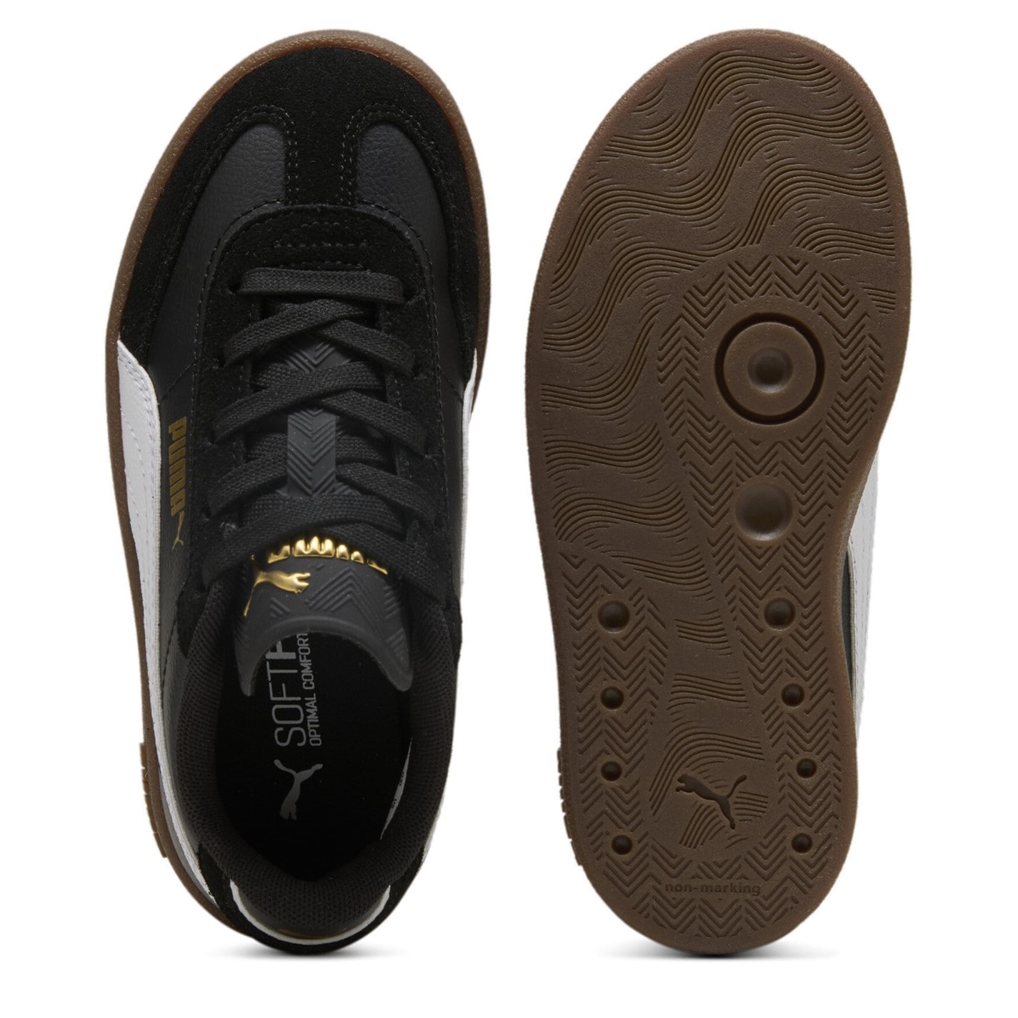 Tenisky Puma Black 6172429 Club II Era Trainers Childrens - 3