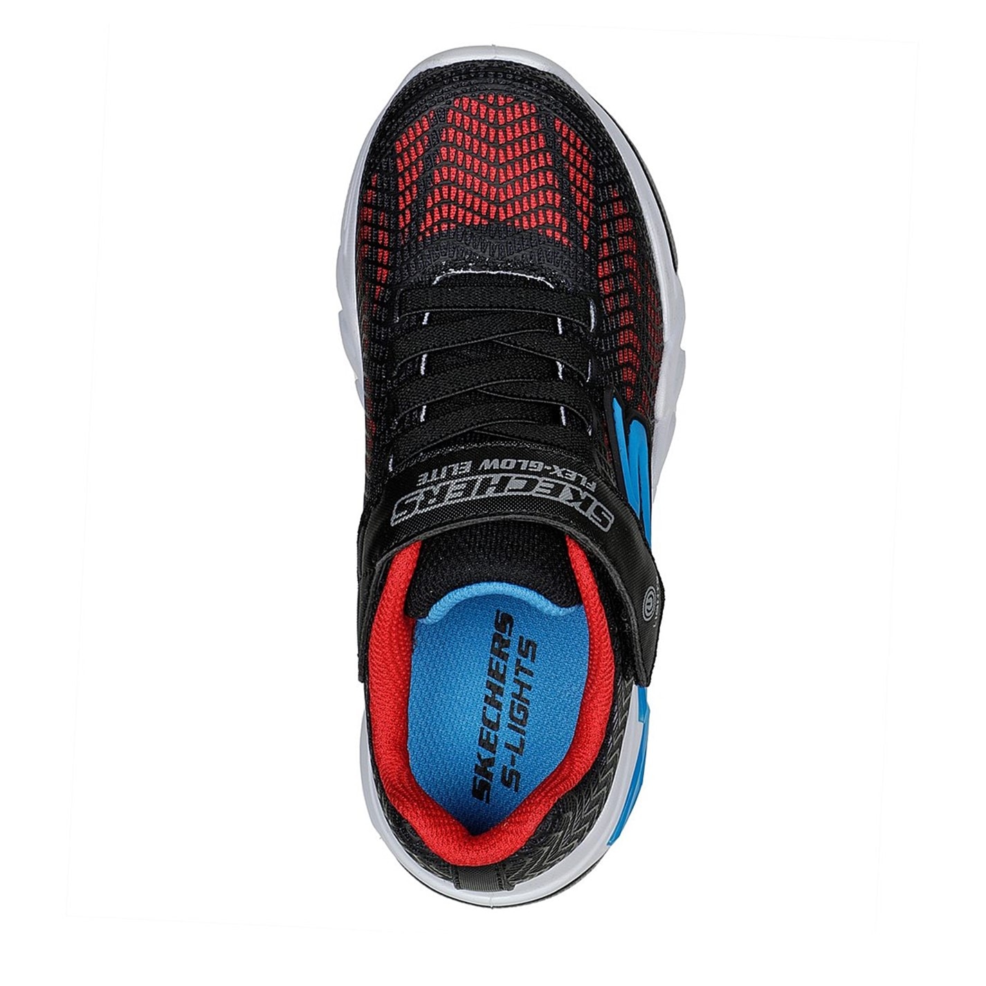 Tenisky Skechers Black Blue 9324790 Flex-Glow Child Boys Trainers - 5
