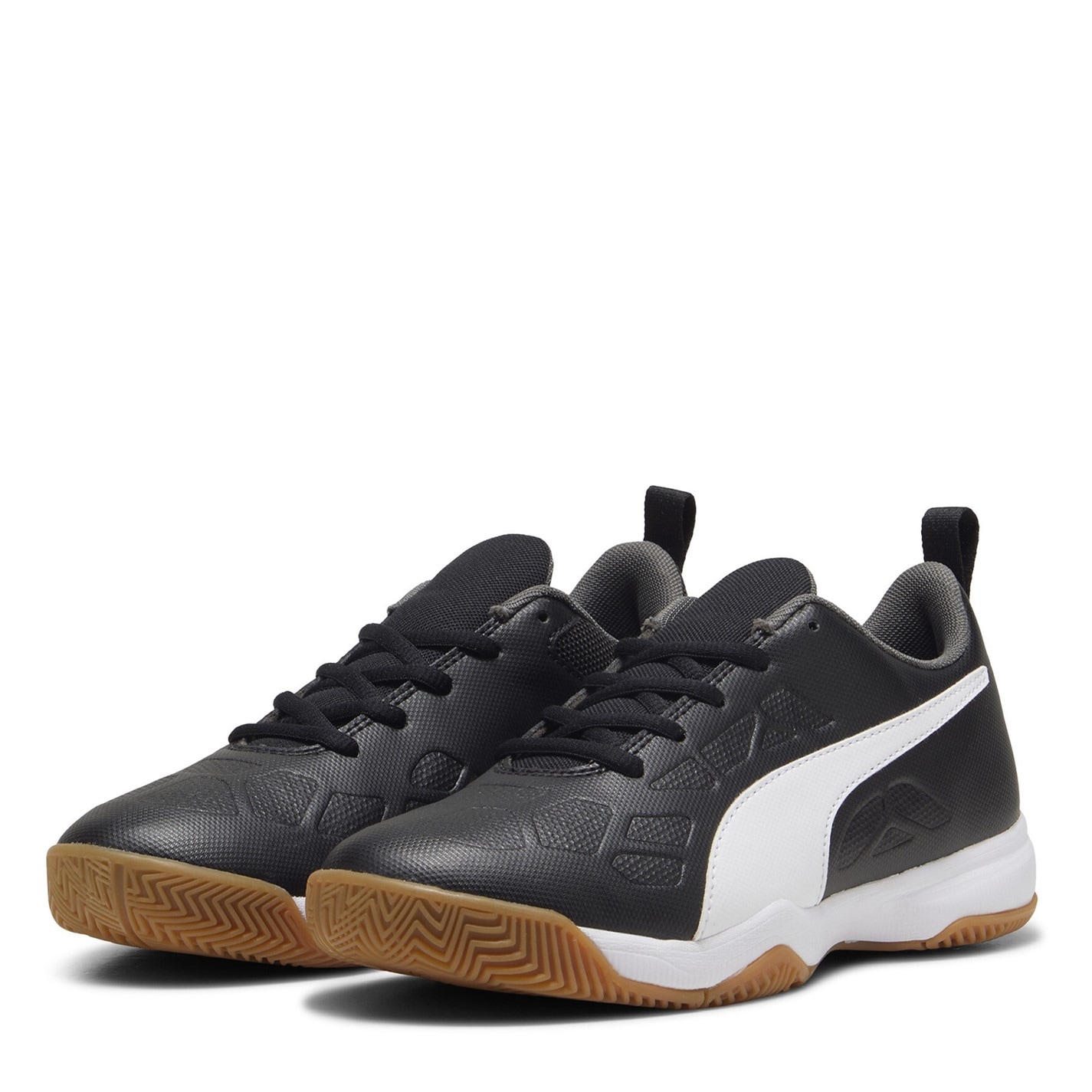 Dětské Boty Puma BlkWhtronGtGm 8931222 Unisex Kids' Tenaz Handball Trainers - 1
