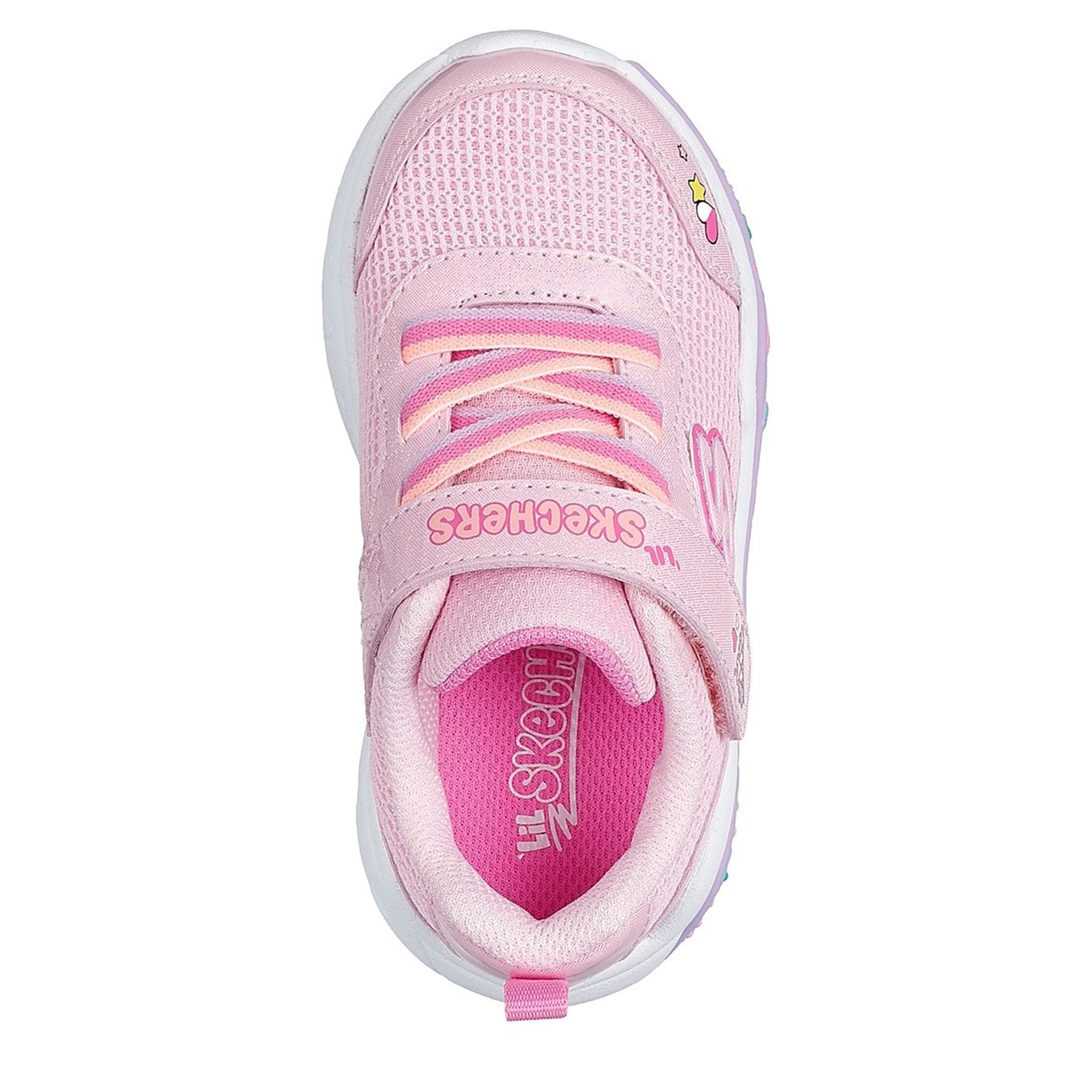 Tenisky Skechers Pink 701603 Kids' Casual Low-Top Trainers - 5