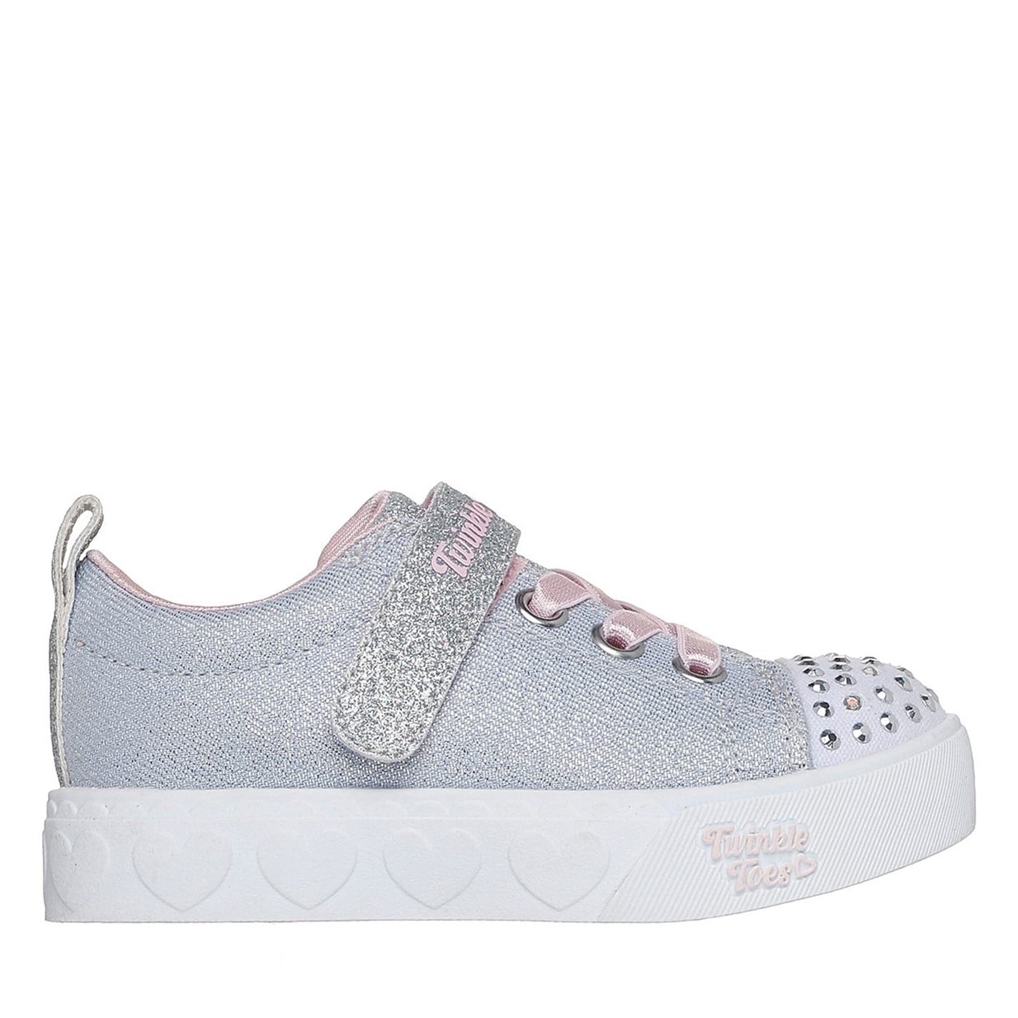 Tenisky Skechers Grey 3448761 Heart Steps Low-Top Trainers Girls - 3