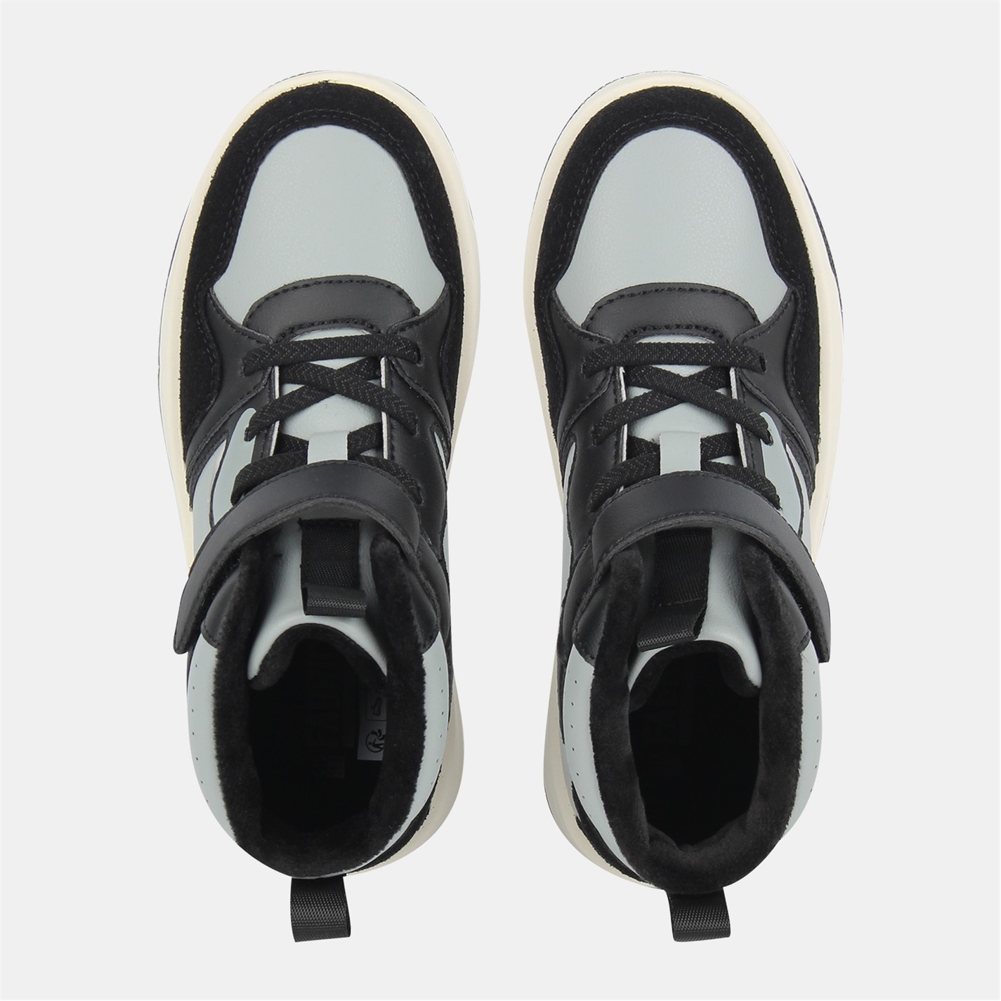 Tenisky Fabric Black 2144324 Kids' Bear Hook and Loop High-Top Trainers - 4