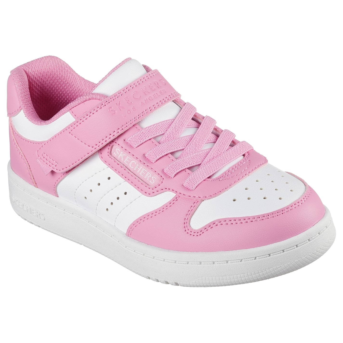 Tenisky Skechers Pink 9050993 Kids' Q Street Low-Top Trainers - 3