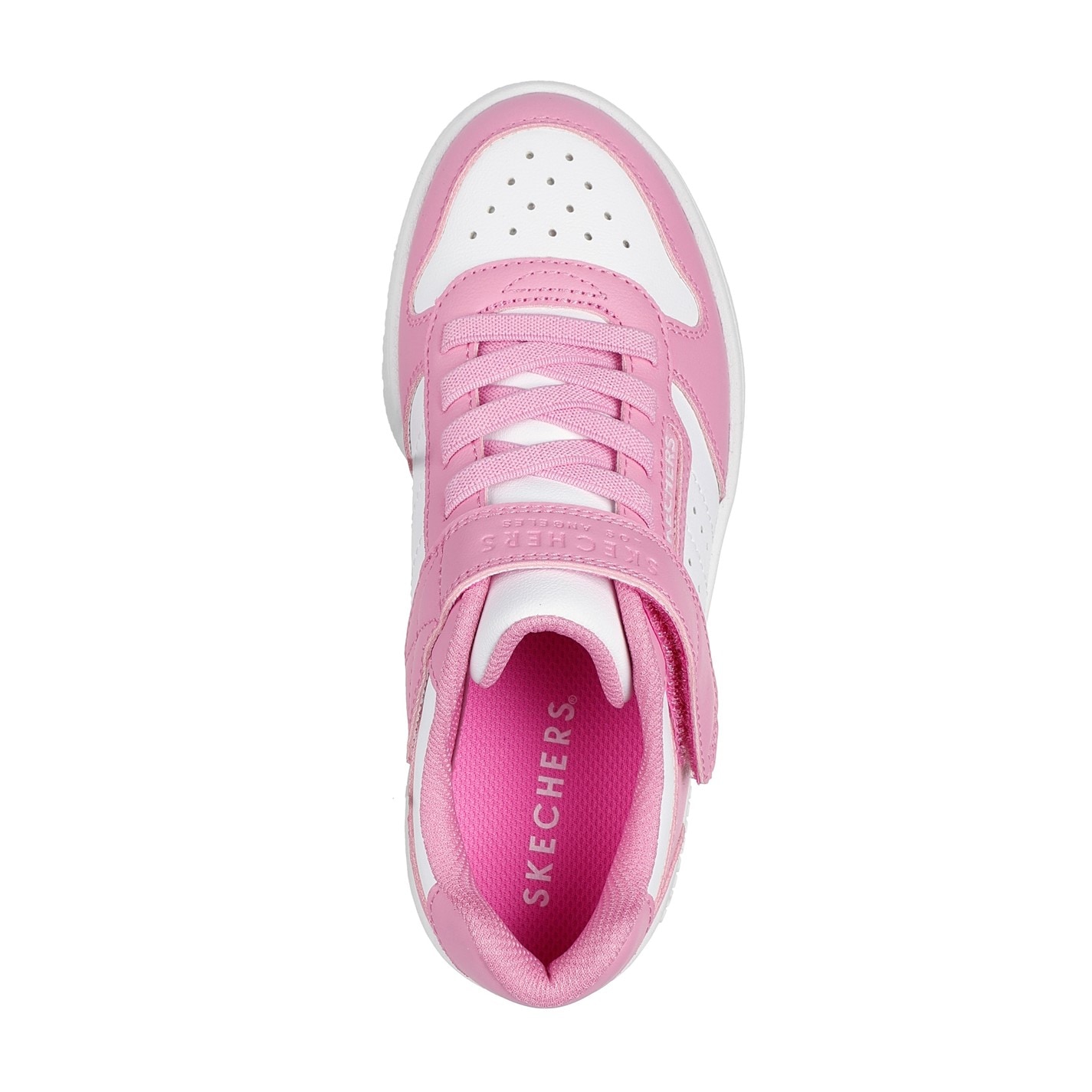 Tenisky Skechers Pink 9050993 Kids' Q Street Low-Top Trainers - 5