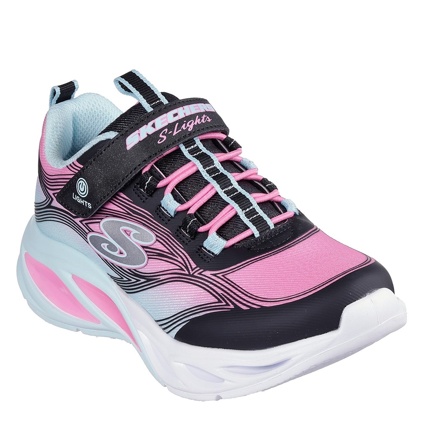 Tenisky Skechers Black 3767380 Cosmic Glow Light Up Trainers Girls - 1