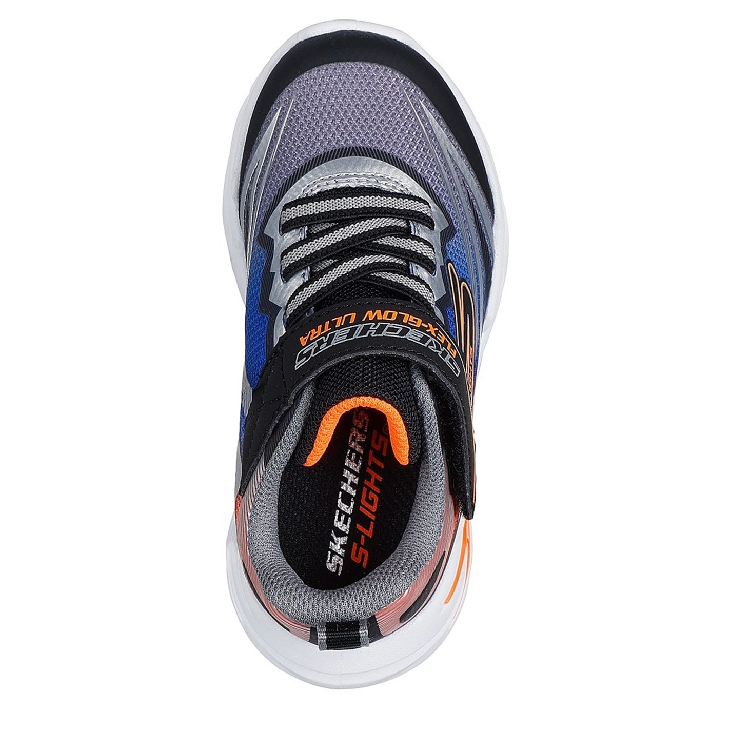 Tenisky Skechers Multi 9516534 Kids Gore and Strap Light Up Trainers - 5