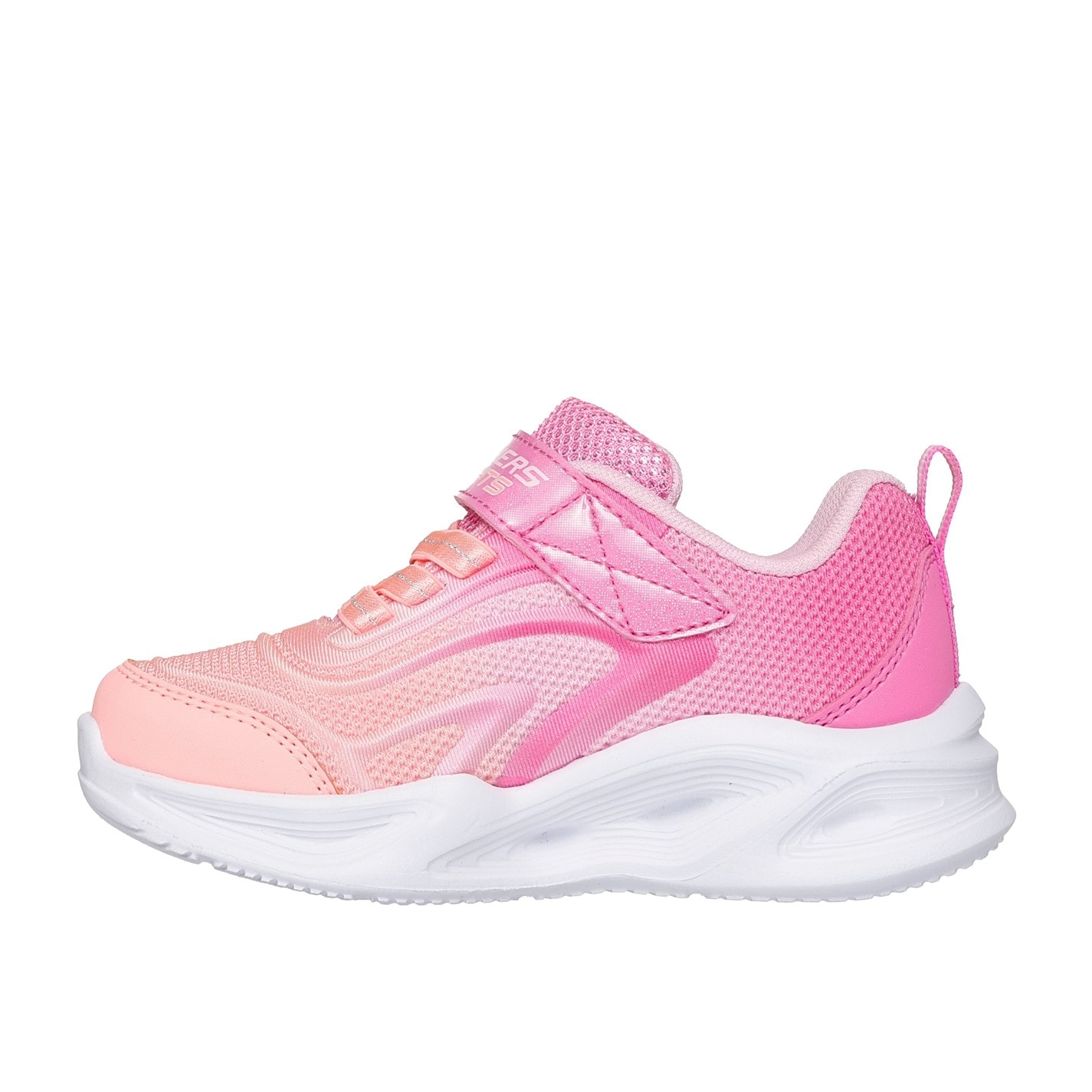 Tenisky Skechers Pink 9156353 Lighted Gore & Strap Sneaker W Ombr Light Up Trainers Girls - 2