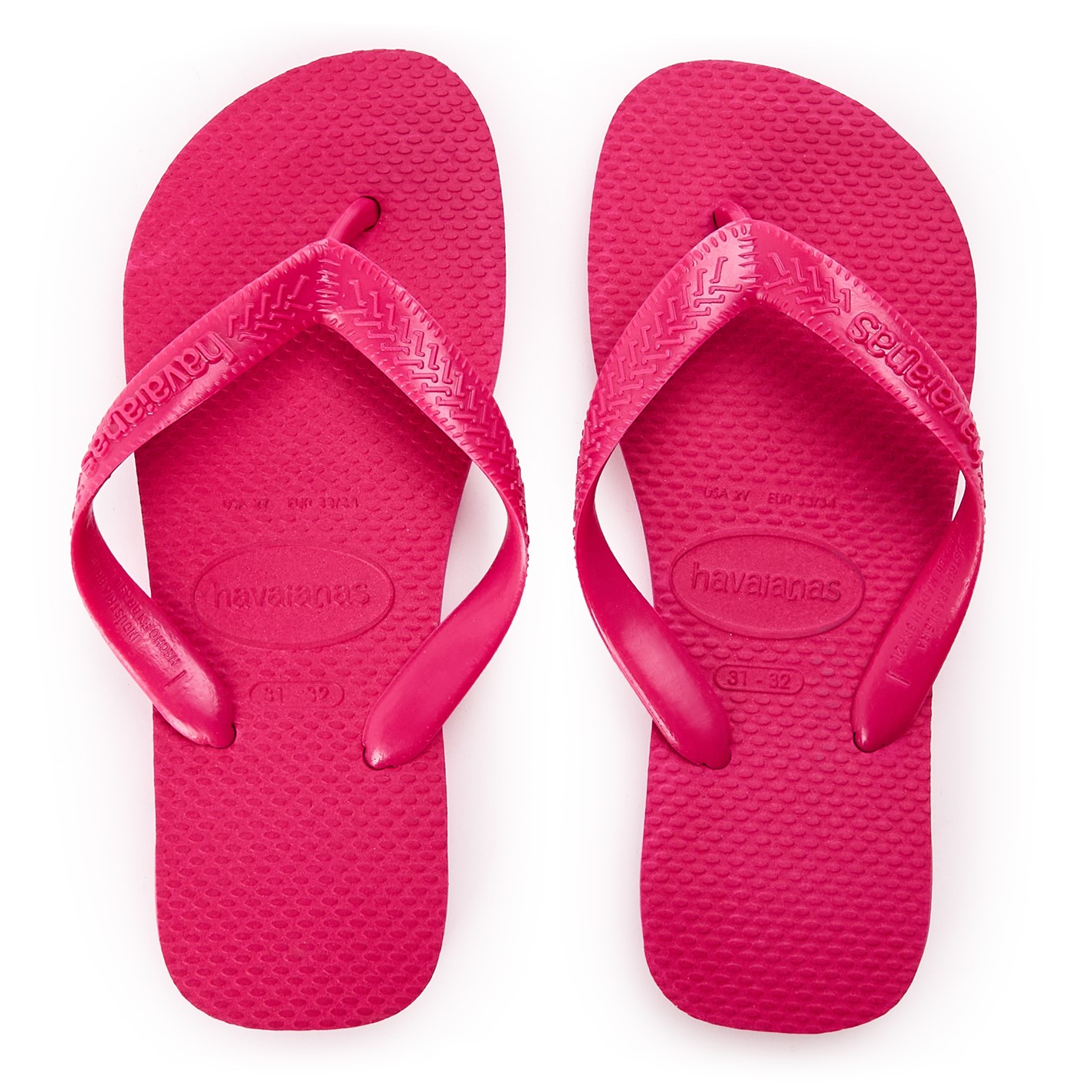 Havaianas Pink 8186807 Kids' Pink Electric Flip Flops - 4
