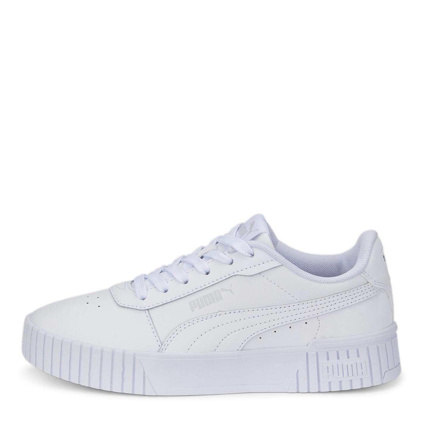 Dětské Boty Puma Wht-Wht-Silver 5316154 Carina 2.0 Jr Low-Top Trainers Unisex Kids - 2