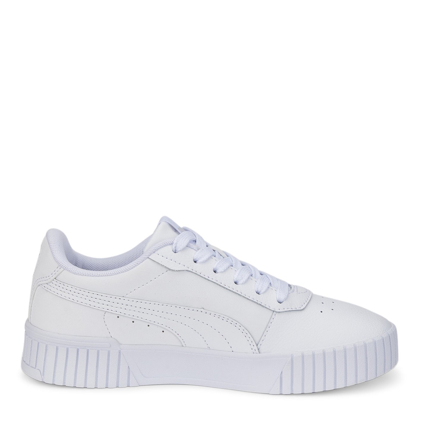 Dětské Boty Puma Wht-Wht-Silver 5316154 Carina 2.0 Jr Low-Top Trainers Unisex Kids - 4