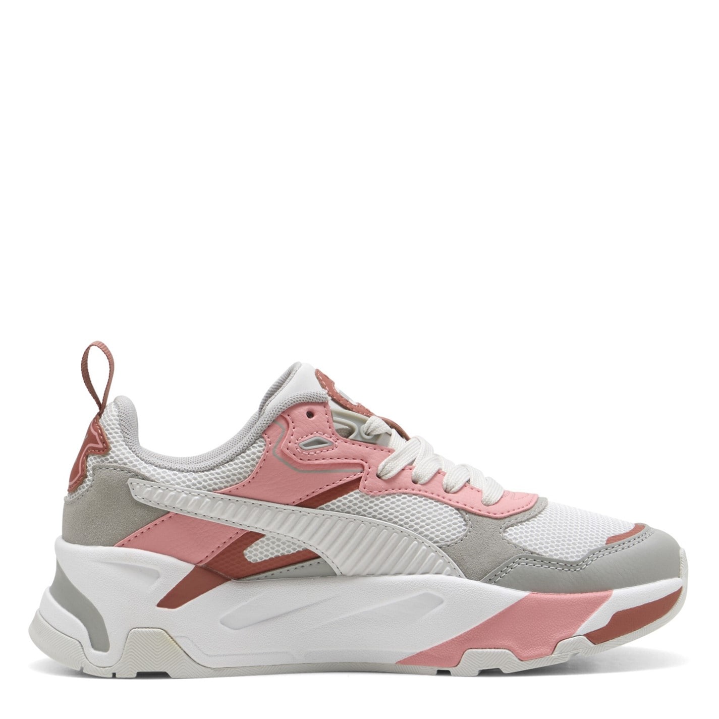 Tenisky Puma FthrGryGrychPnk 7068838 Unisex Kids' Trinity Low-Top Trainers - 4