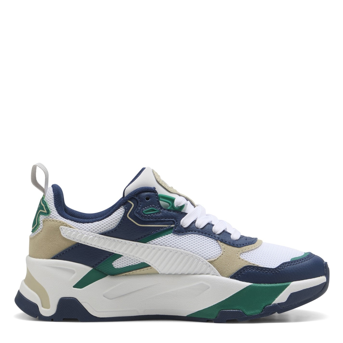 Boty Puma PrsnBlWhtWldGrn 1570498 Unisex Kids' Trinity Low-Top Trainers - 4
