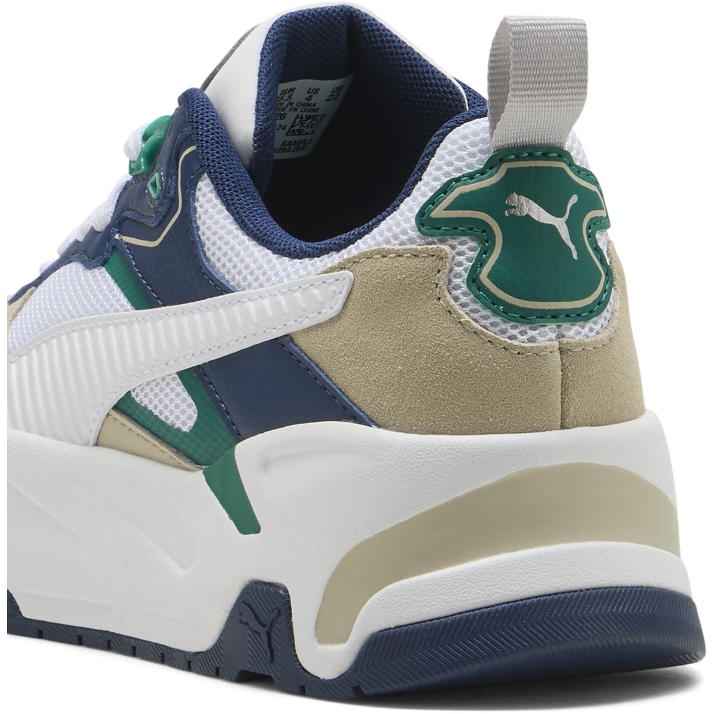 Boty Puma PrsnBlWhtWldGrn 1570498 Unisex Kids' Trinity Low-Top Trainers - 5