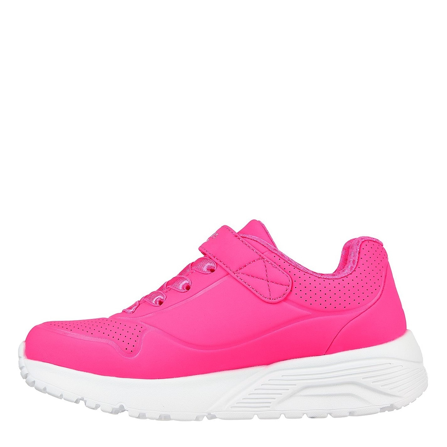 Tenisky Skechers White 8394987 Duraleather W Metallic Heel Lace Up Low-Top Trainers Girls - 2