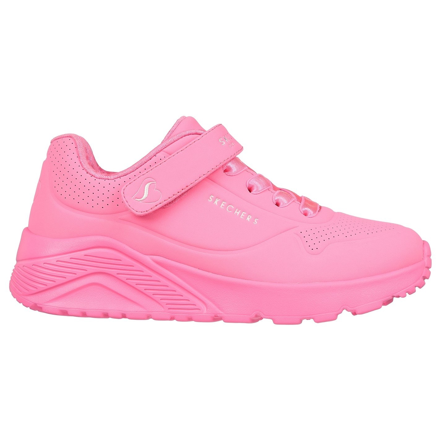 Tenisky Skechers Pink 8344965 Duraleather W Metallic Heel Lace Up Low-Top Trainers Girls - 1