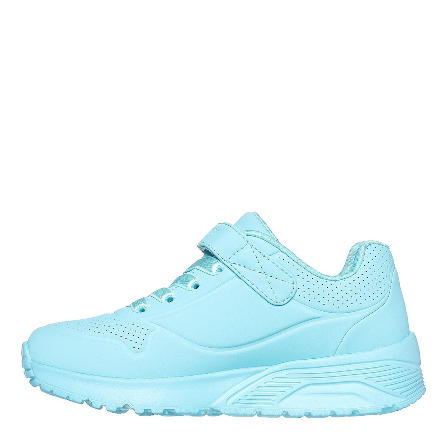 Tenisky Skechers Turquoise 8822068 Duraleather W Metallic Heel Lace Up Low-Top Trainers Girls - 2