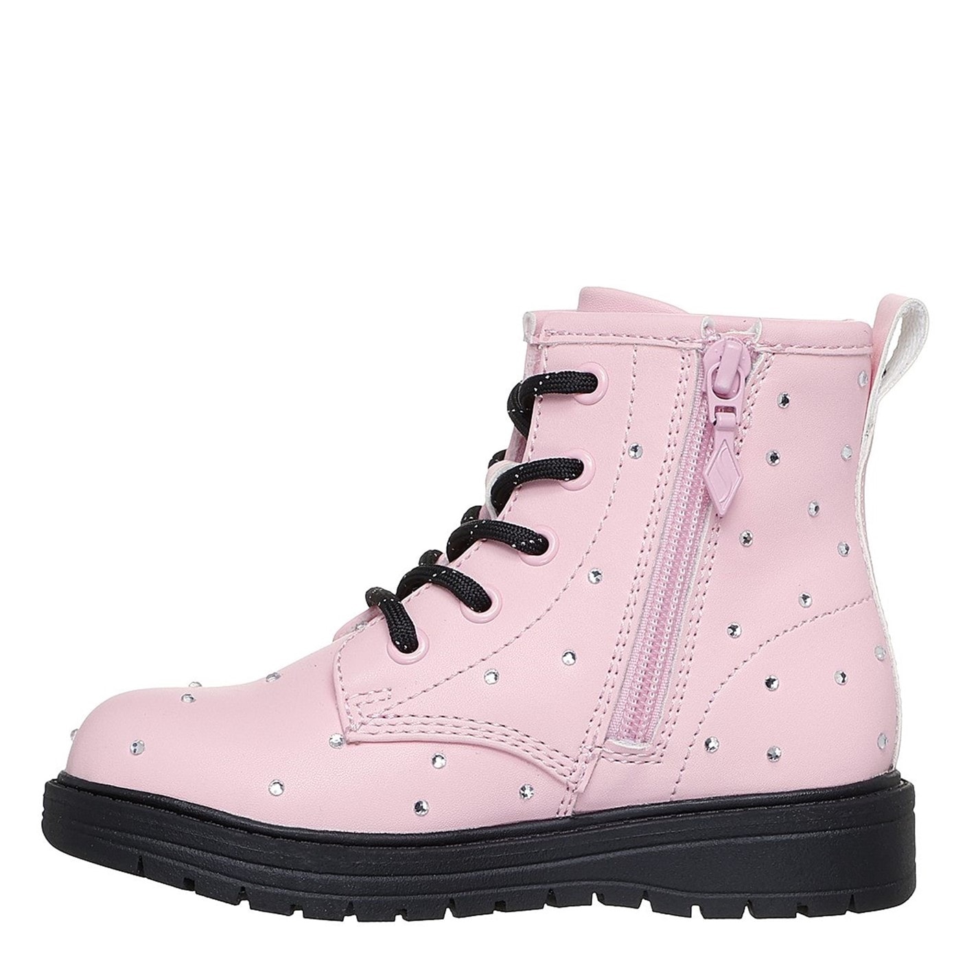 Skechers Pink 613474 Kids' Ankle Heeled Boots - 2
