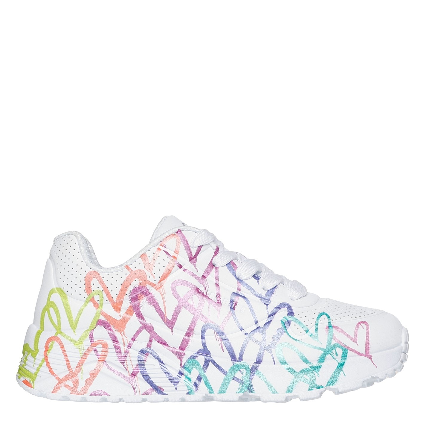 Tenisky Skechers White 656825 Kids' Casual Low-Top Trainers - 3