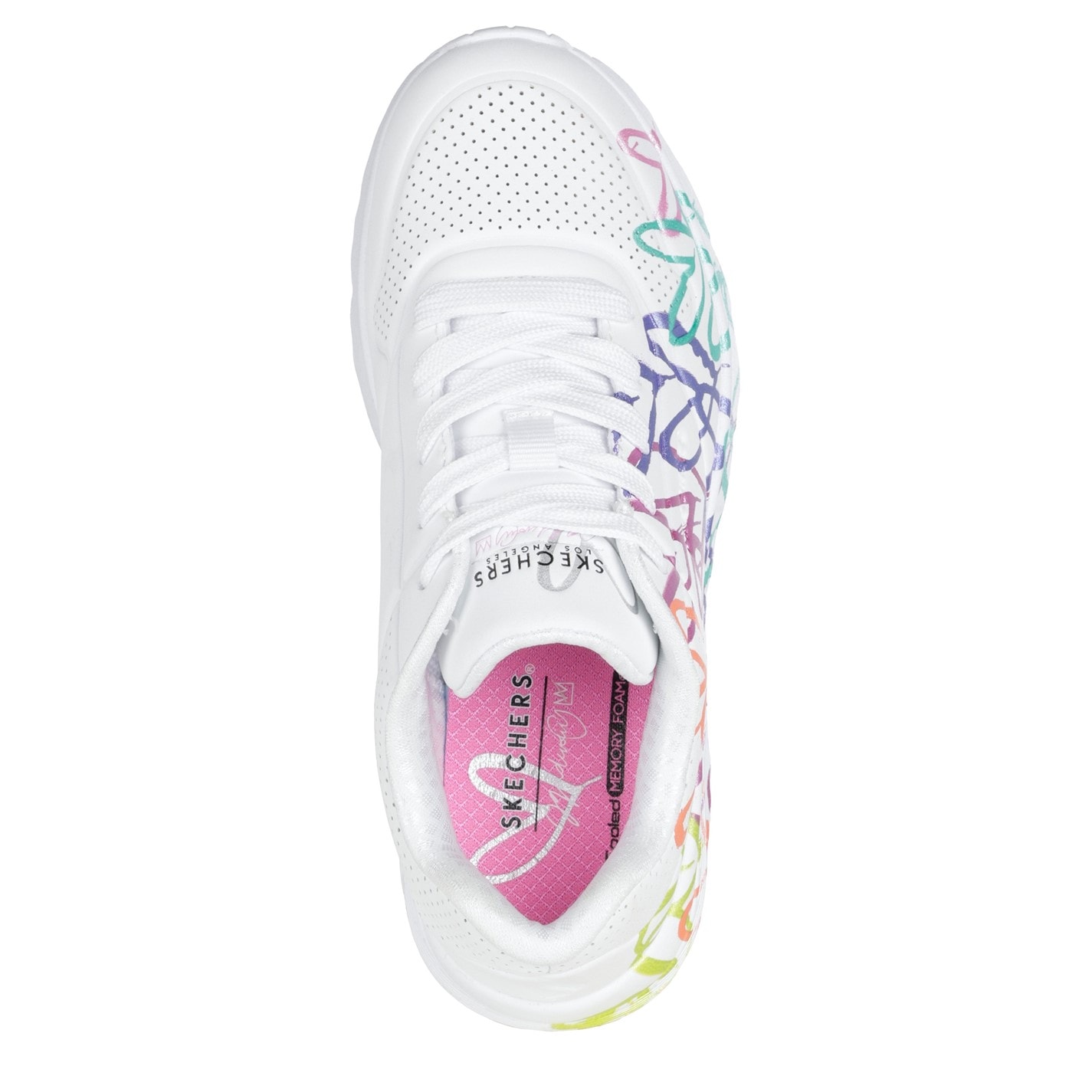 Tenisky Skechers White 656825 Kids' Casual Low-Top Trainers - 5