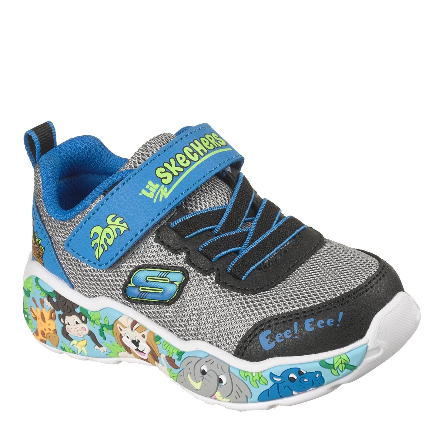 Boty Skechers Grey 7885932 Kids' Casual Low-Top Trainers - 1