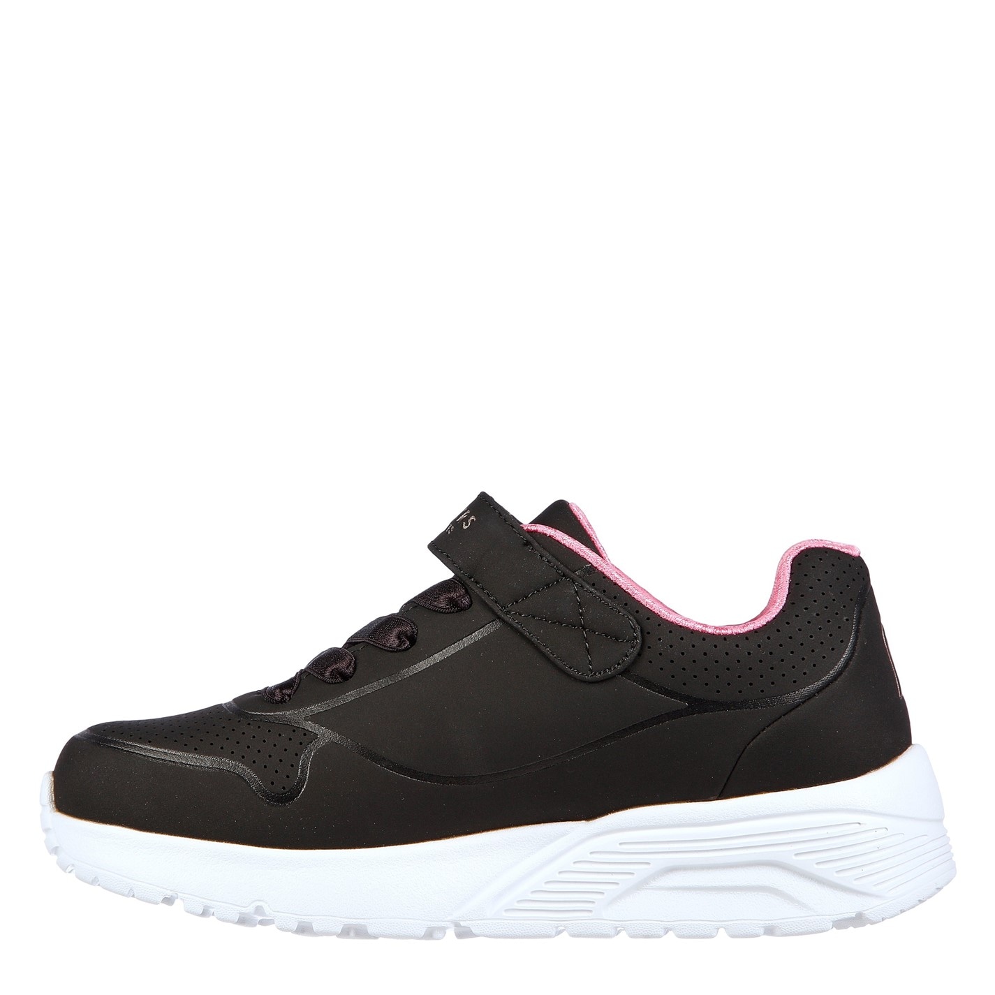 Tenisky Skechers Black 8291821 Gore & Strap Fashion Embossed Sneak Low-Top Trainers Girls - 2