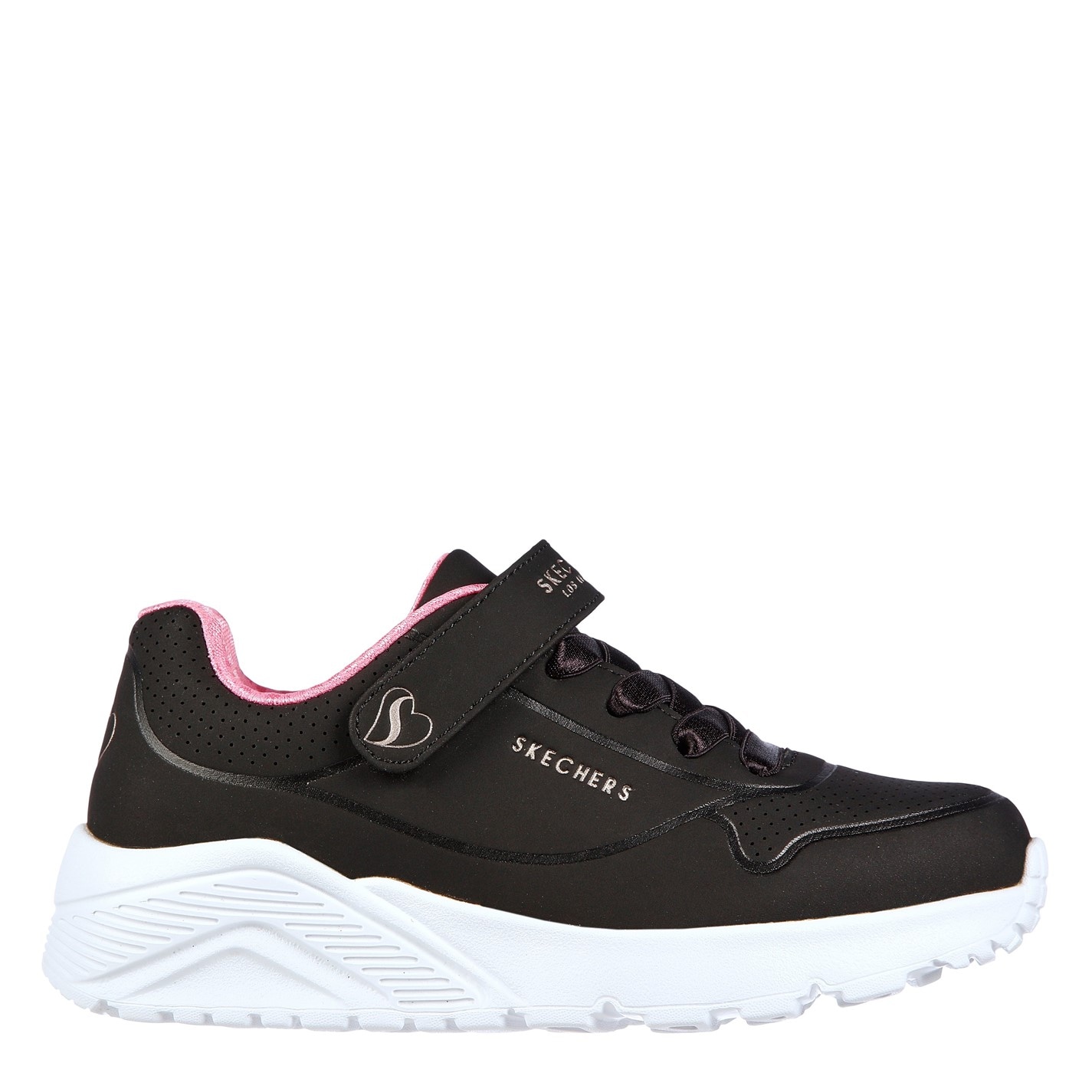 Tenisky Skechers Black 8291821 Gore & Strap Fashion Embossed Sneak Low-Top Trainers Girls - 3