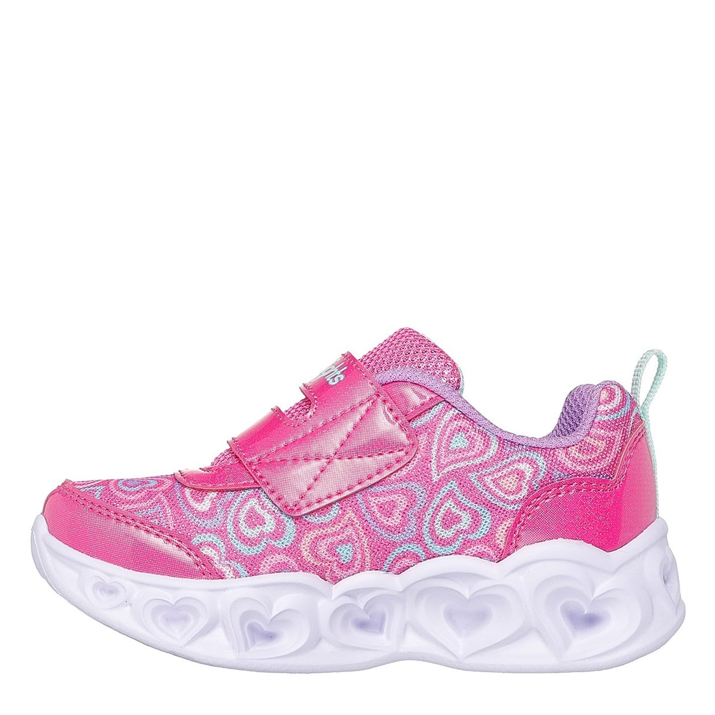 Tenisky Skechers Pink 4156115 Kids Heart Lights Boogie Land Light Up Trainers - 2