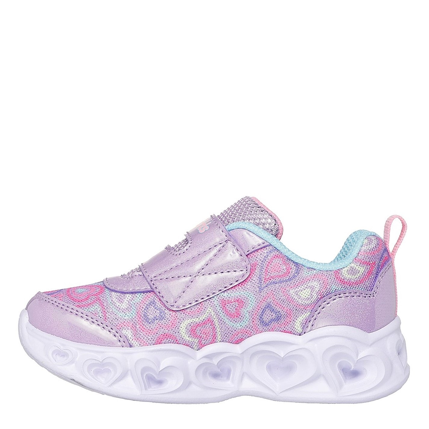 Boty Skechers Lavender 7208691 Kids Heart Lights Boogie Land Light Up Trainers - 2