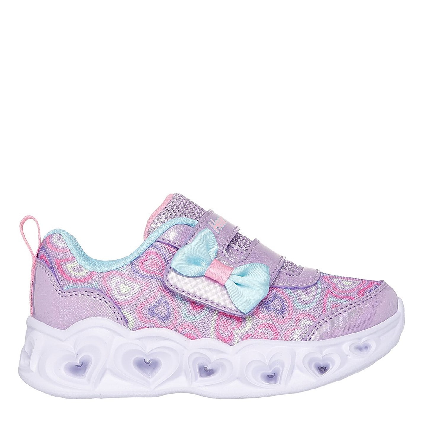 Boty Skechers Lavender 7208691 Kids Heart Lights Boogie Land Light Up Trainers - 3