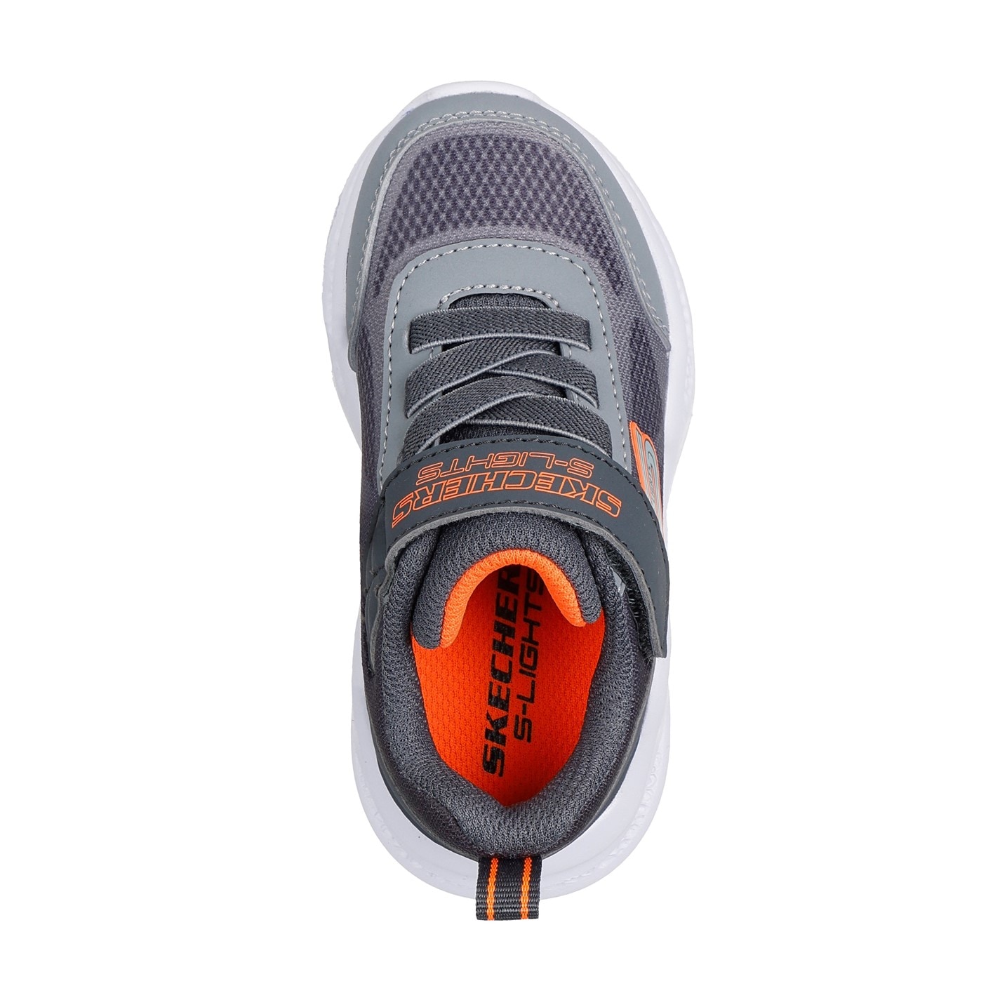 Tenisky Skechers Grey 7032614 Lighted Gore & Strap Sneaker W Mult Light Up Trainers Boys - 5