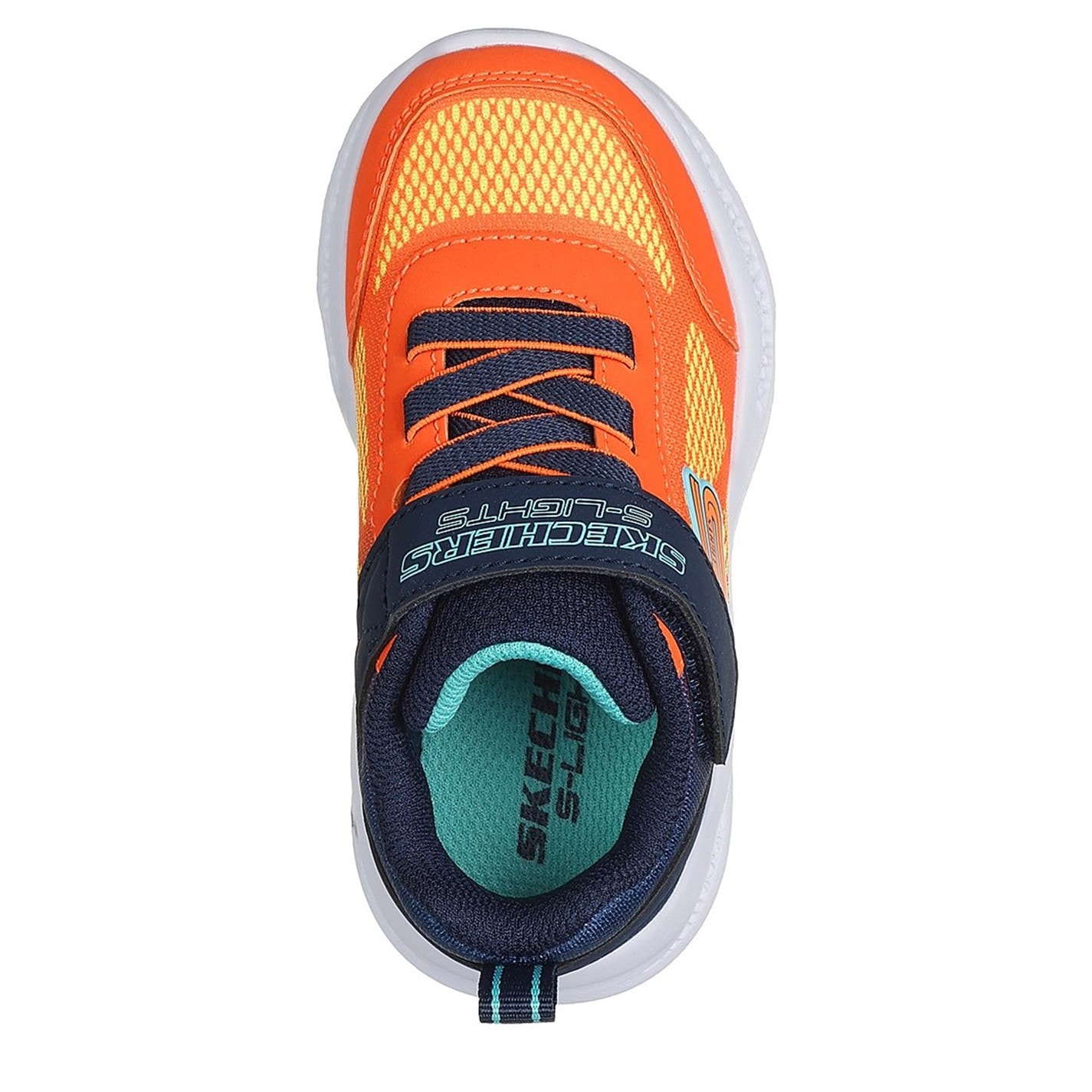 Tenisky Skechers Orange 3188226 Lighted Gore & Strap Sneaker W Mult Light Up Trainers Boys - 4