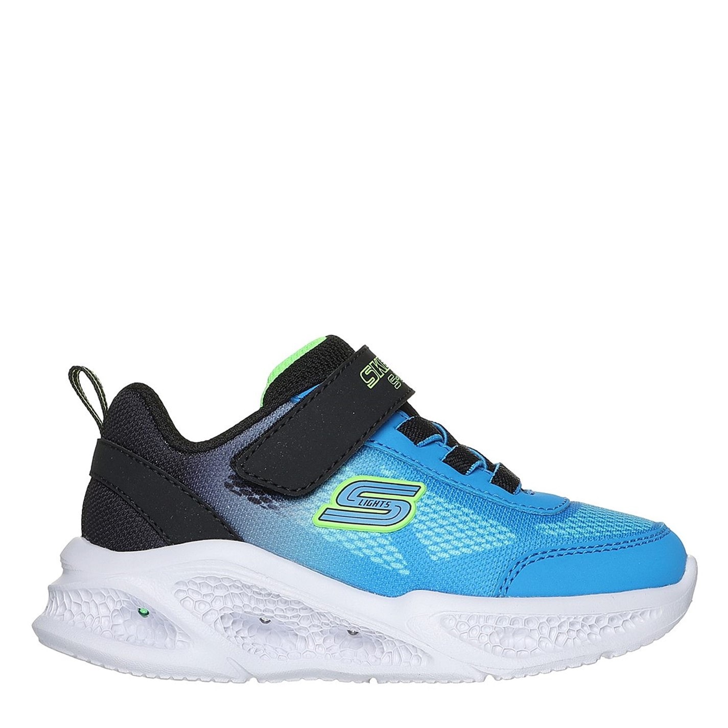 Tenisky Skechers Blue 6586986 Lighted Gore & Strap Sneaker W Mult Light Up Trainers Boys - 3
