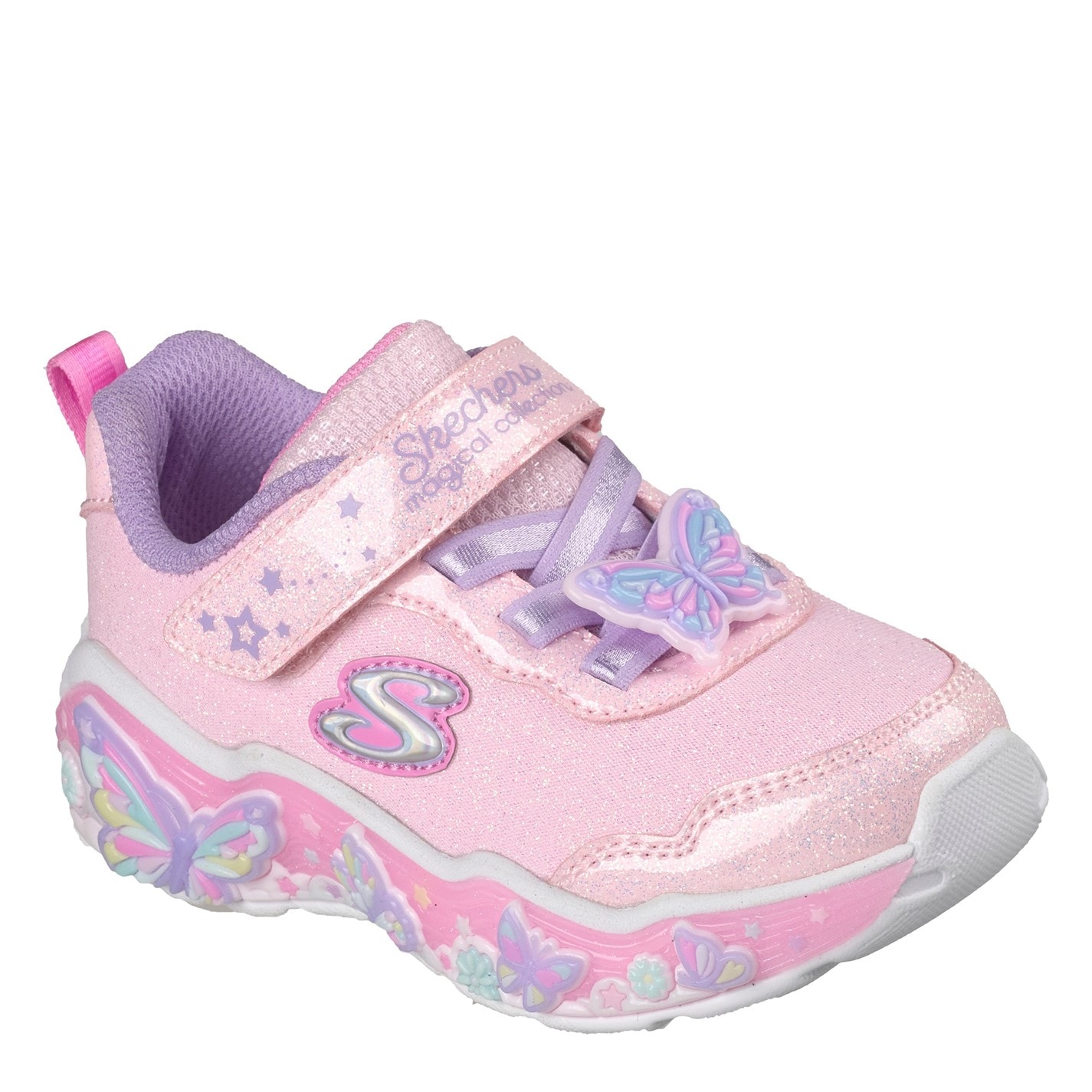 Tenisky Skechers Pink 898646 Kids' Casual Low-Top Trainers - 1