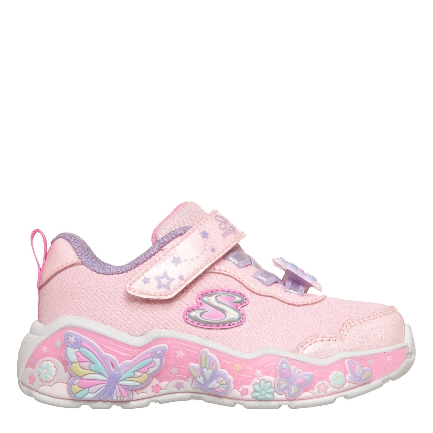 Tenisky Skechers Pink 898646 Kids' Casual Low-Top Trainers - 3