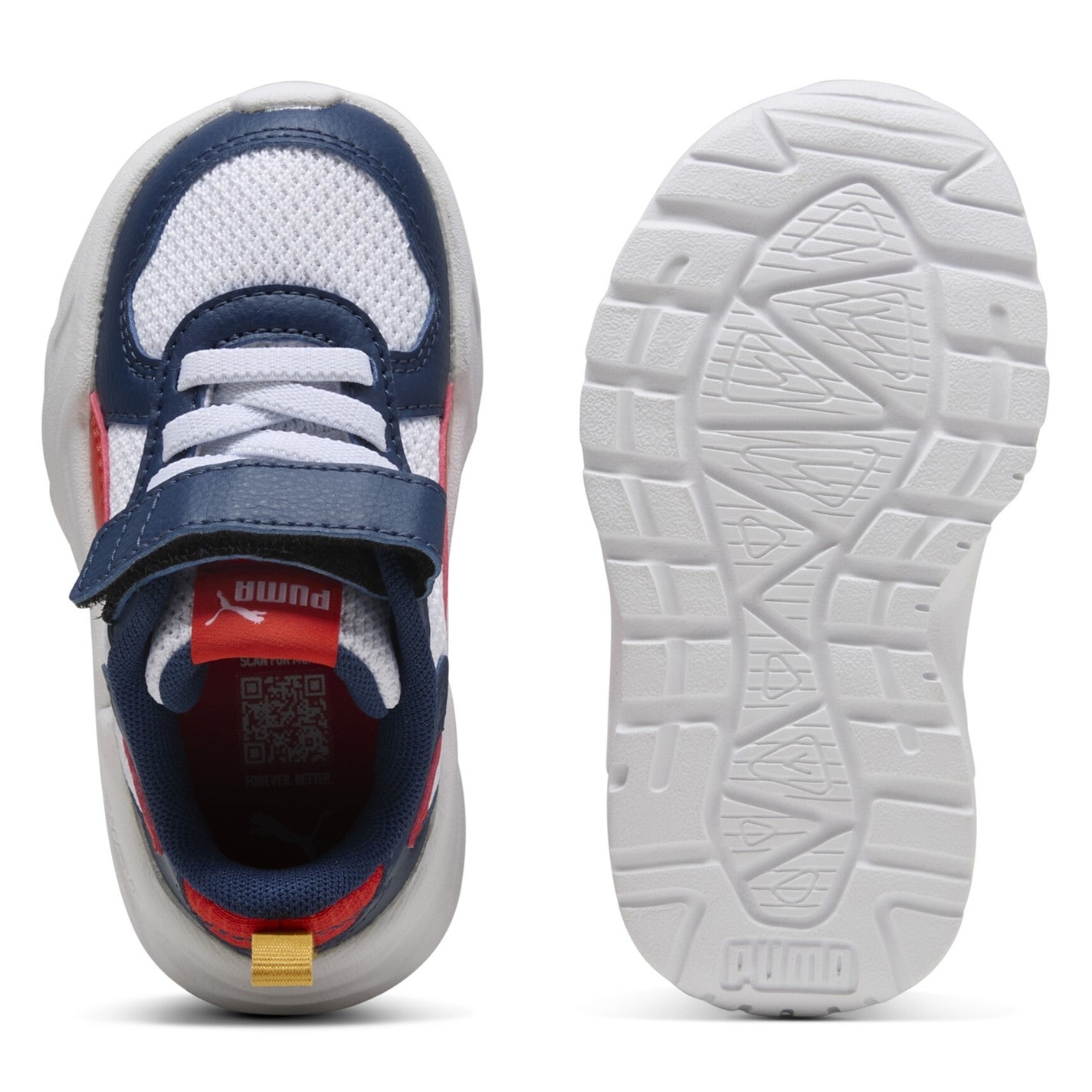 Tenisky Puma WhtFrcRdPrsnBl 1504201 Unisex Kids' Trinity Lite Ac+ Low-Top Trainers - 3