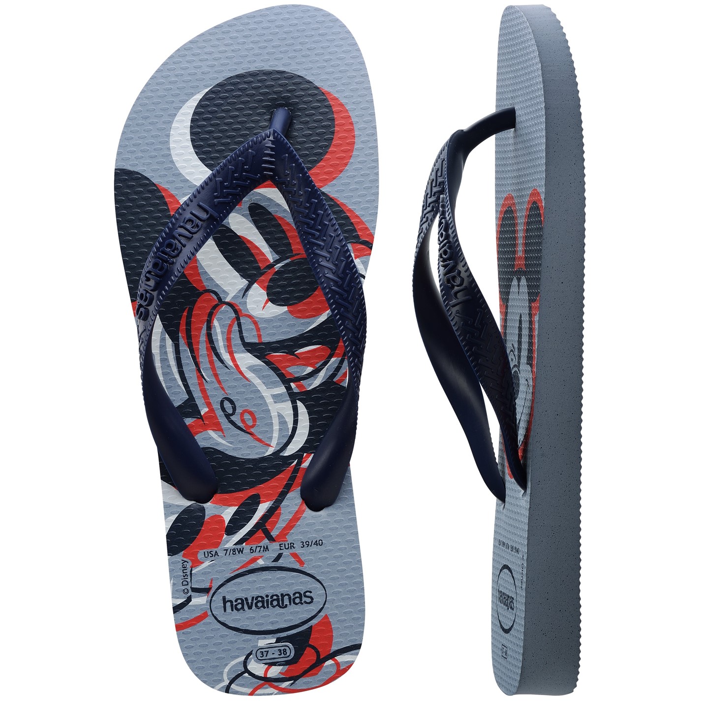 Havaianas Wind 2249549 Kids' Top Disney Prisma Purple Flip Flops - 3