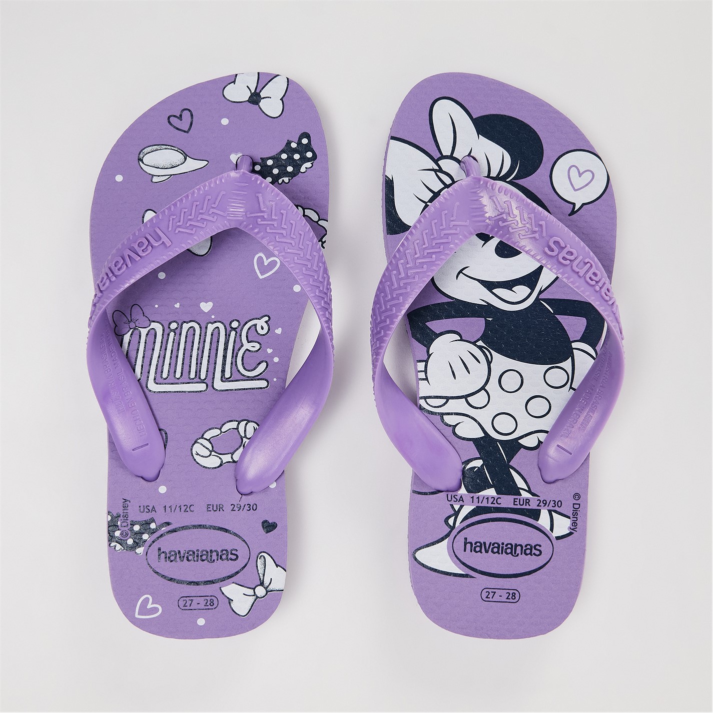 Havaianas Prisma Purple 6782367 Kids' Top Disney Prisma Purple Flip Flops - 3
