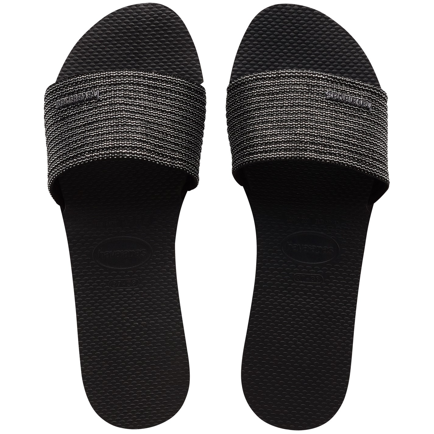 Havaianas Black 5057257 Kids' Hav You Malta Metallic Golden Flip Flops - 3