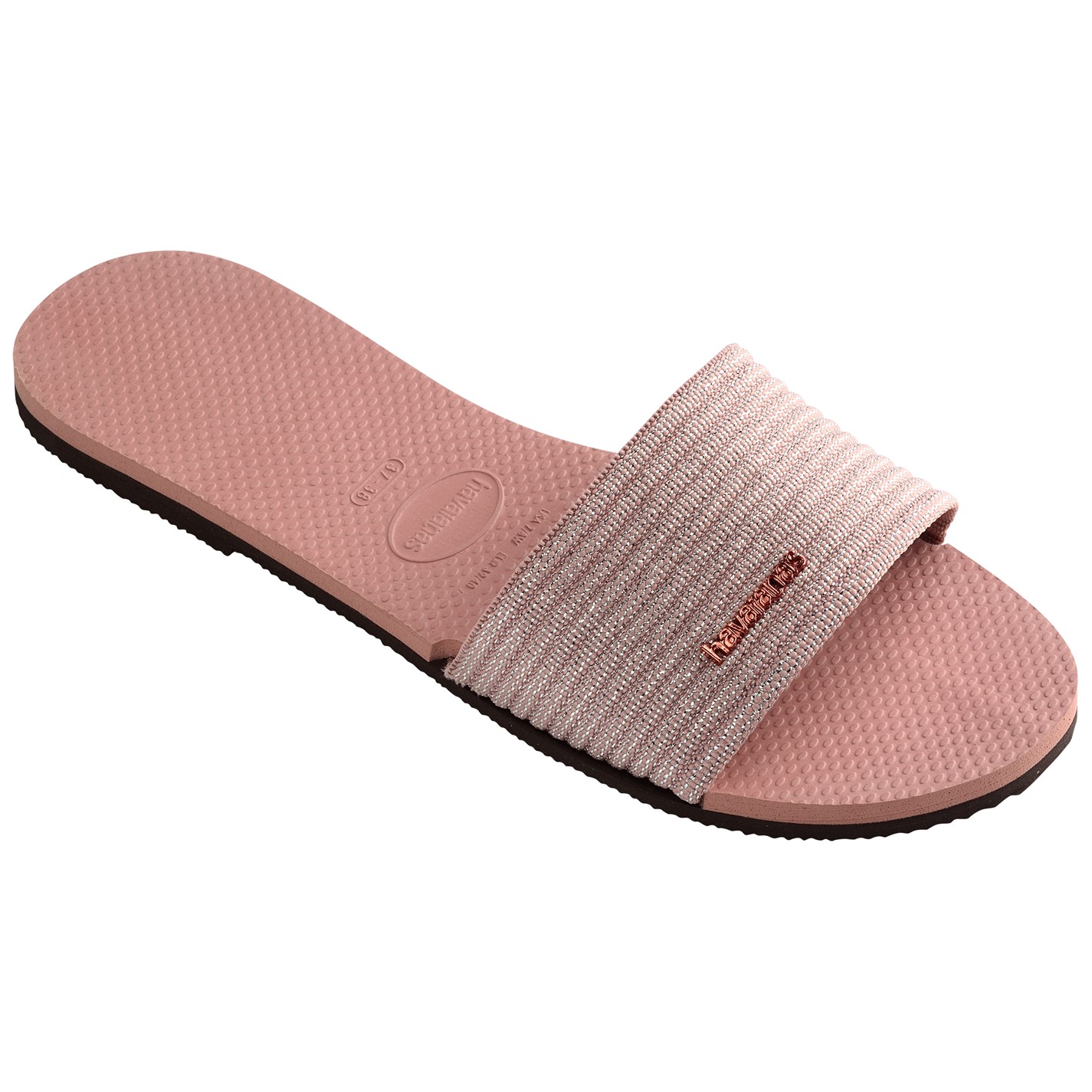 Havaianas Crocus Rose 2227532 Kids' Hav You Malta Metallic Golden Flip Flops - 2