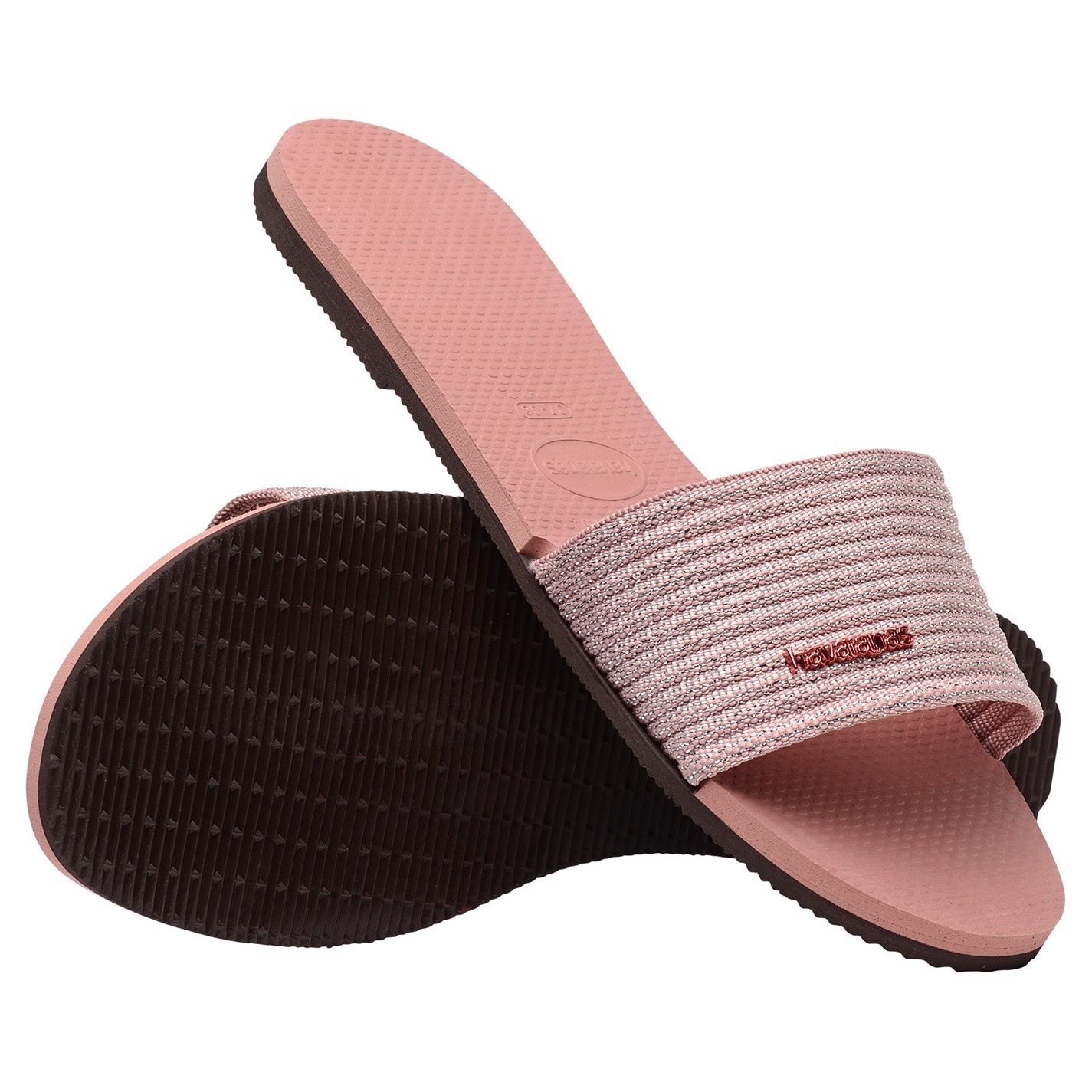 Havaianas Crocus Rose 2227532 Kids' Hav You Malta Metallic Golden Flip Flops - 3