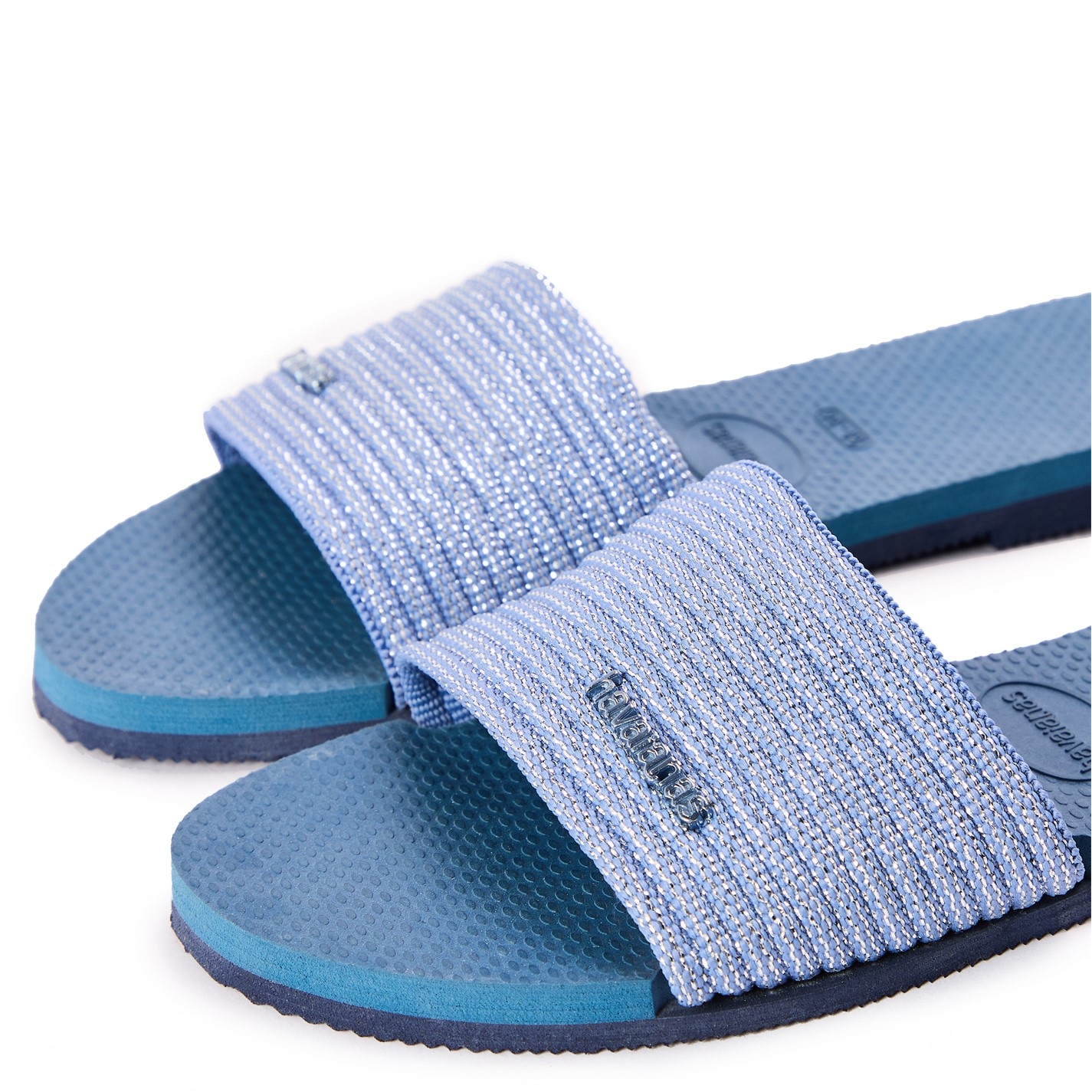 Havaianas Comfy Blue 1213428 Kids' Hav You Malta Metallic Golden Flip Flops - 3