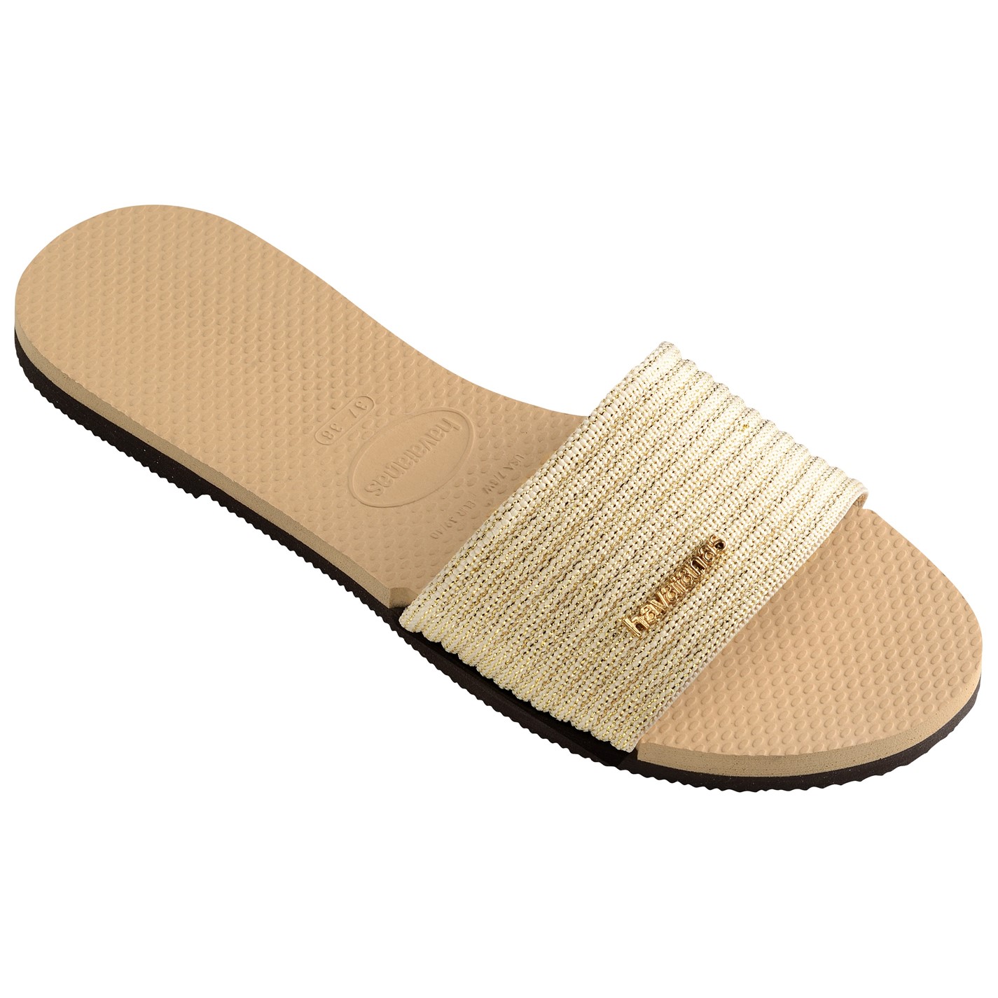 Havaianas Multi 729455 Kids' Hav You Malta Metallic Golden Flip Flops - 2