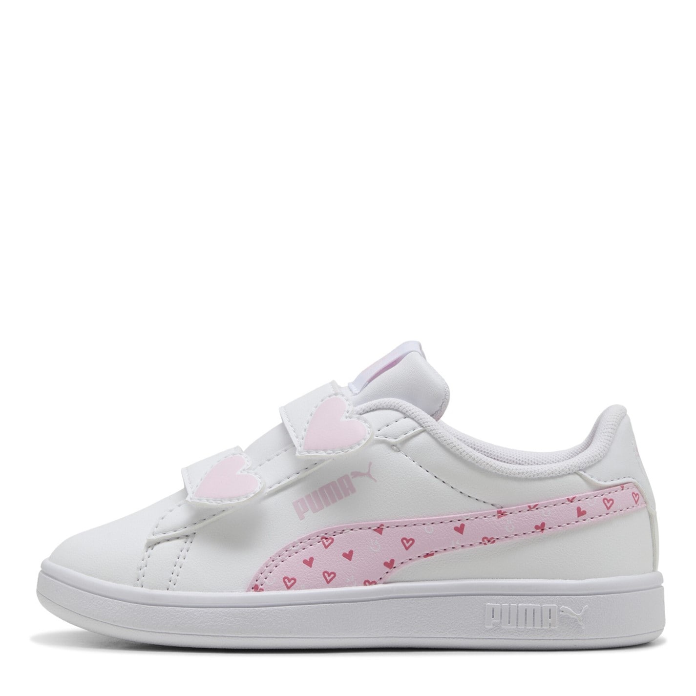 Tenisky Puma White 3021322 Puma Smash 3.0 Velcro Trainers Childrens - 2