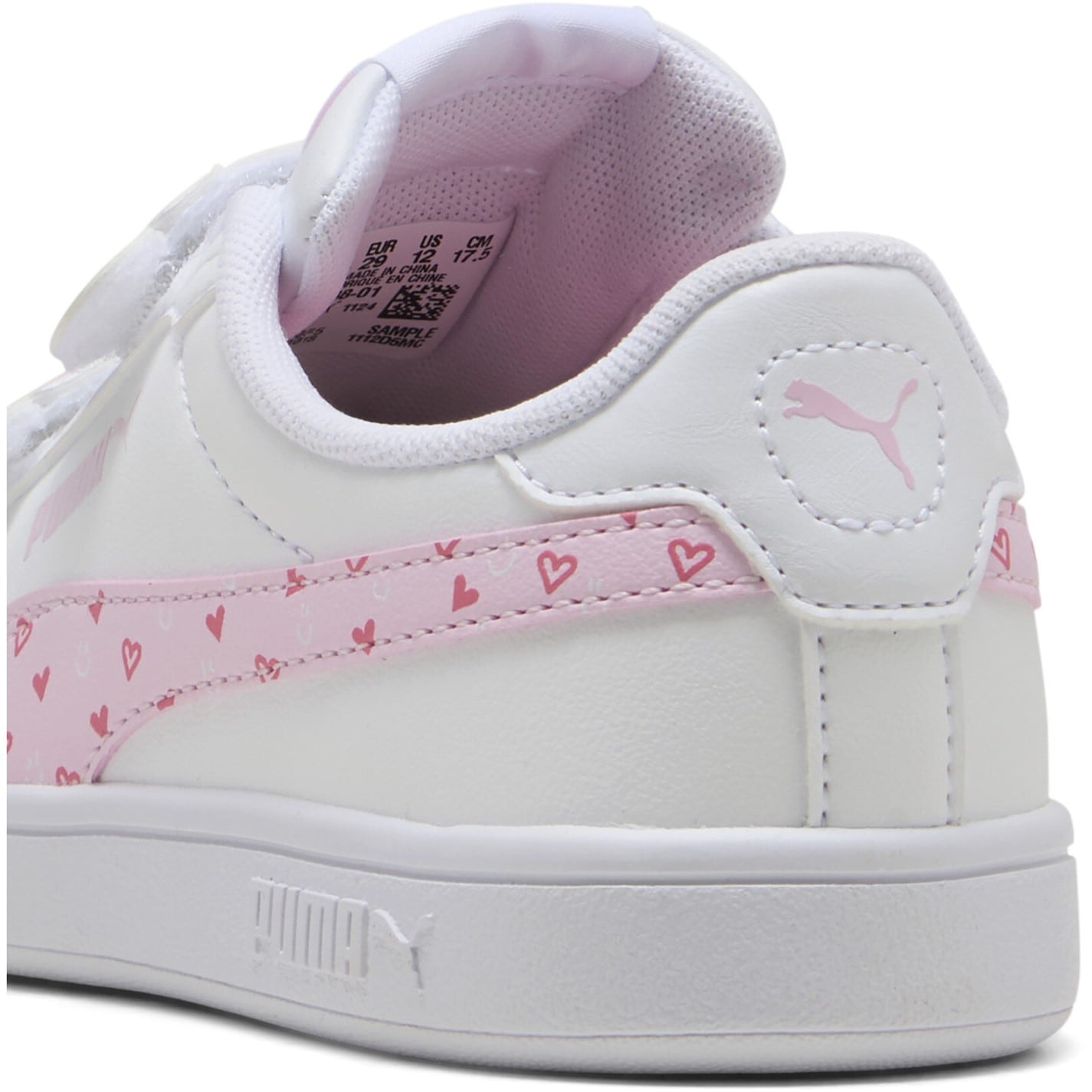 Tenisky Puma White 3021322 Puma Smash 3.0 Velcro Trainers Childrens - 5