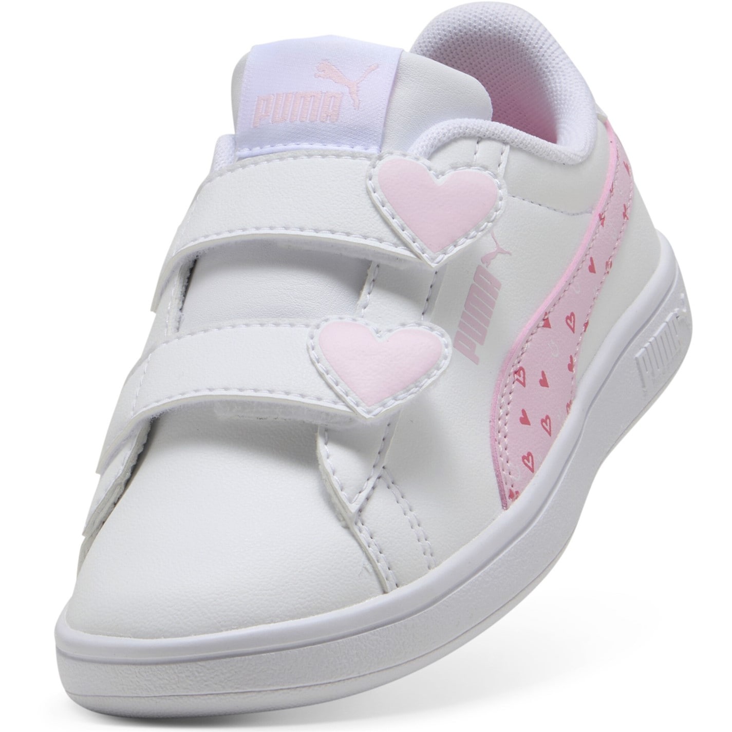 Tenisky Puma White 3021322 Puma Smash 3.0 Velcro Trainers Childrens - 6